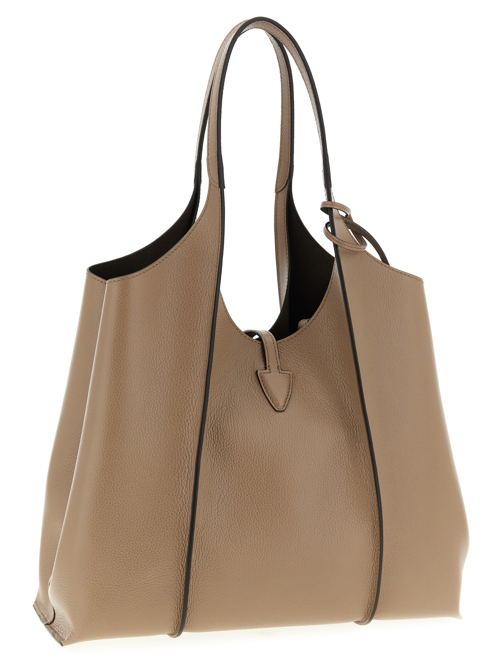 Tod's Beige Calfskin Tote Women's Bag