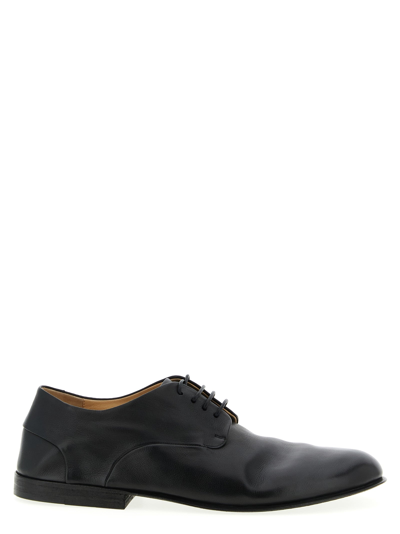 Marsell Black Calfskin Oxfords And Men's Derbies