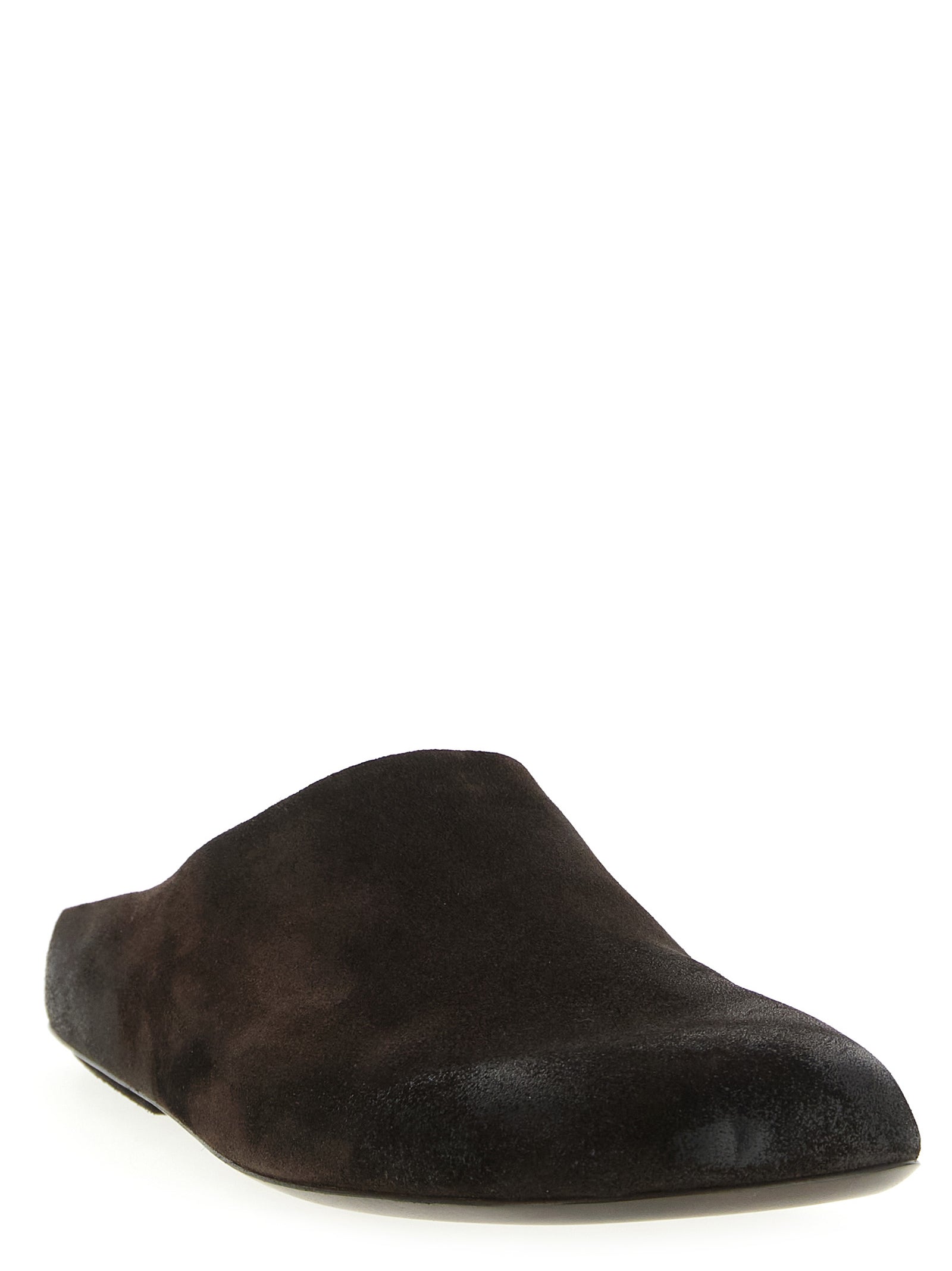 Marsell Brown Calfskin Men's Mules