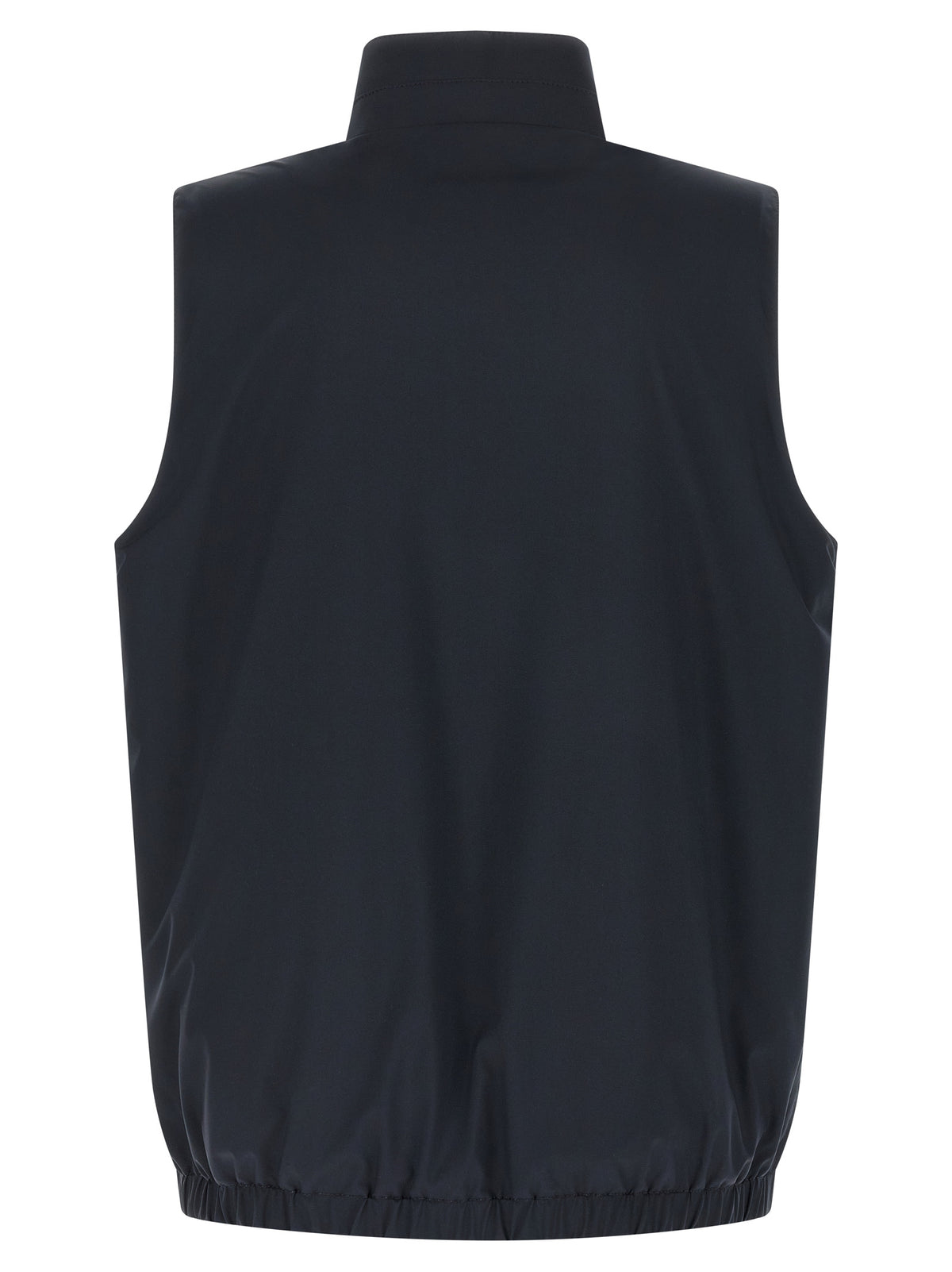 Kiton Blue Cotton Sleeveless Men's Jacket