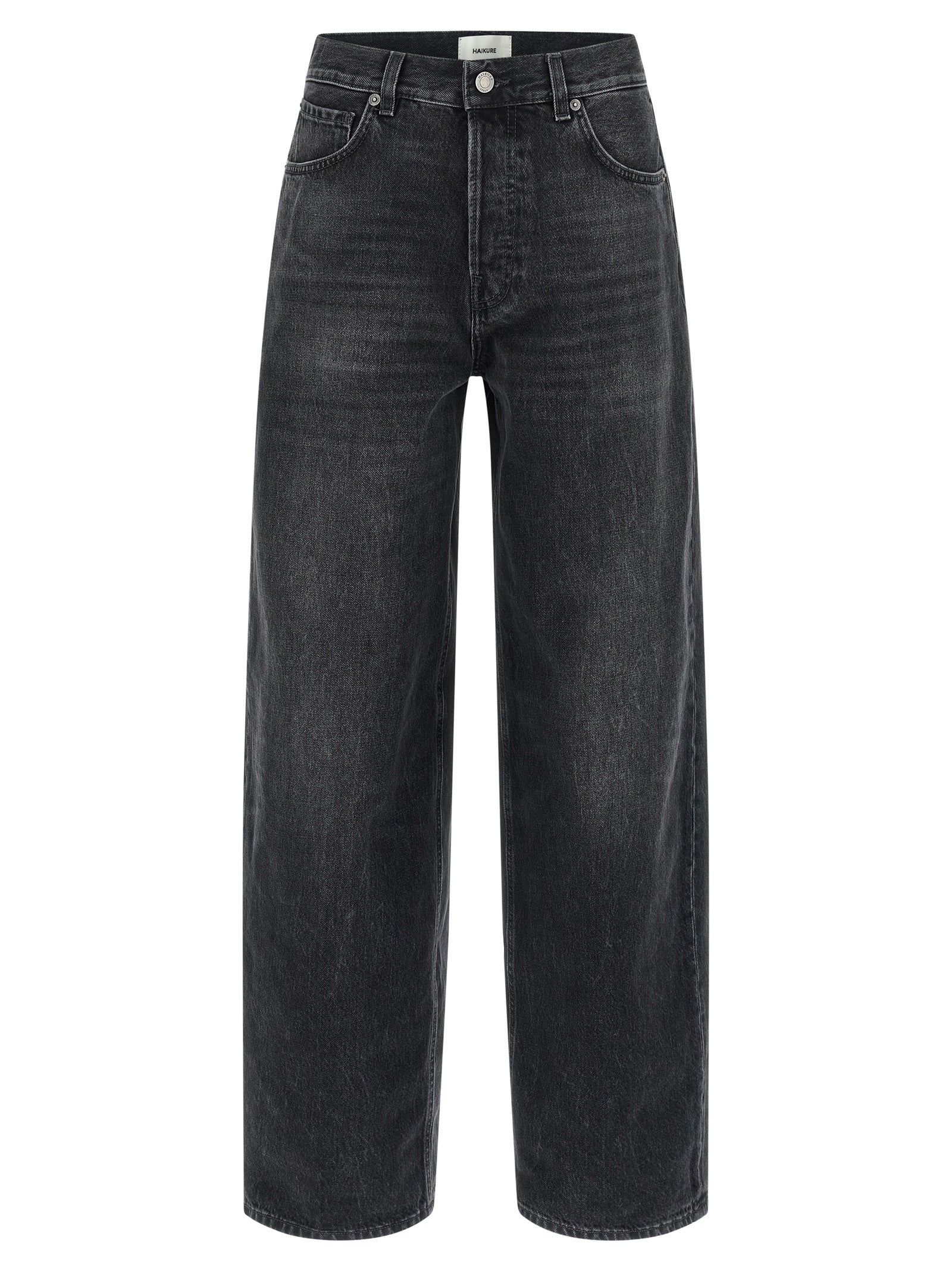 Haikure Black Cotton High-Waisted Women's Jean