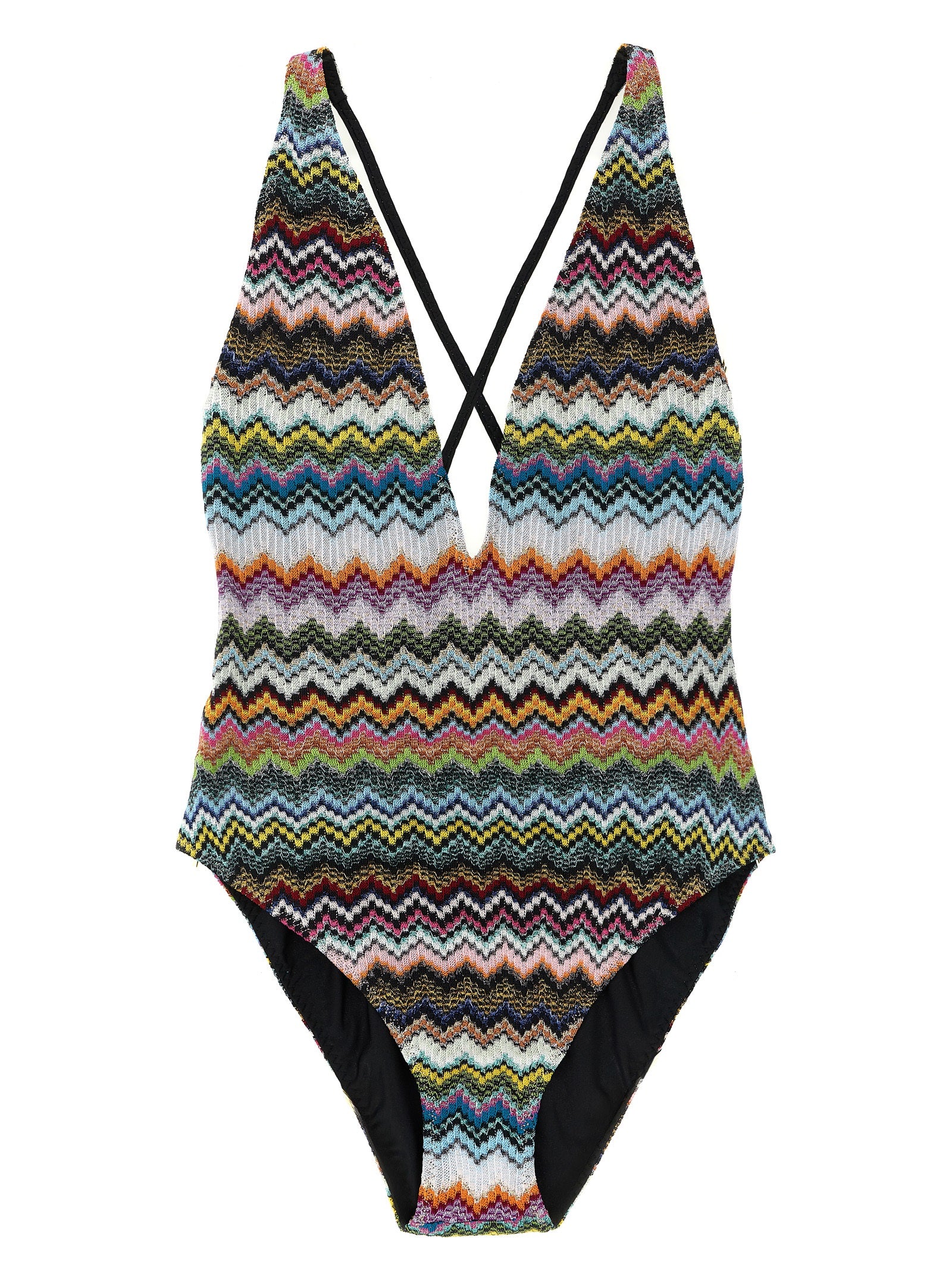 Missoni Multicolor Viscose One-Piece Women's Swimsuit