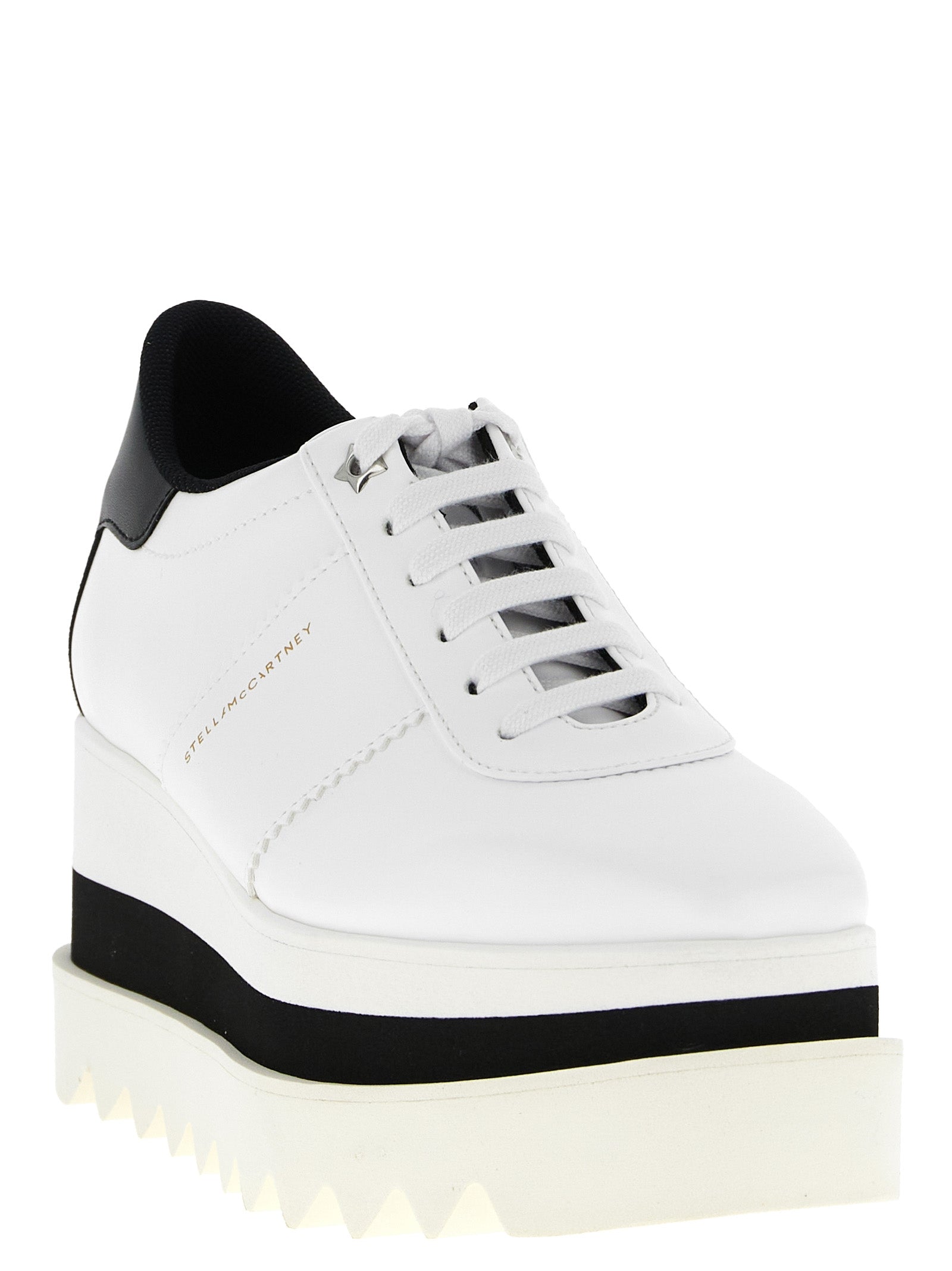 Stella McCartney Bicolor Polyethylene Wedge Women's Sandals
