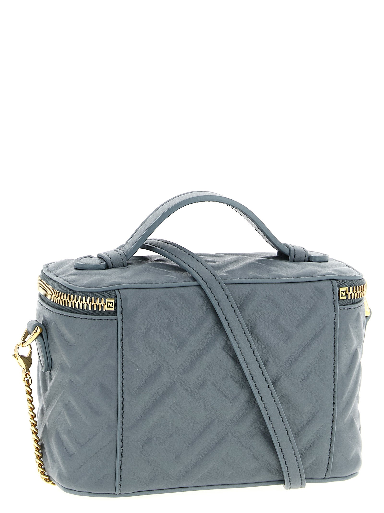 Fendi Blue Lamb Leather Women's Handbag