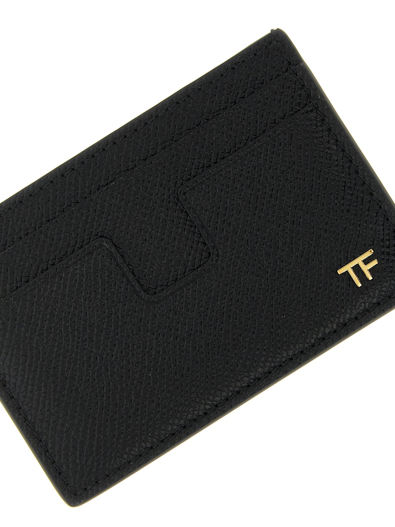 Tom Ford Black Calfskin Men's Cardholder