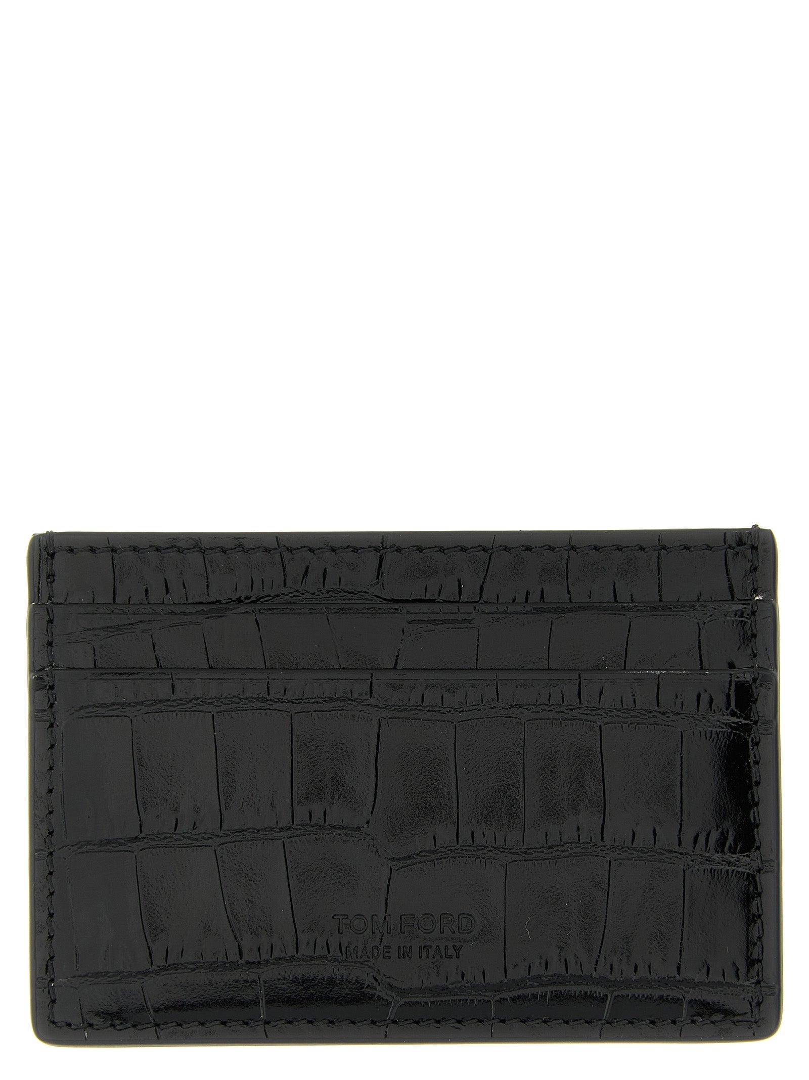 Tom Ford Black Calfskin Men's Cardholder