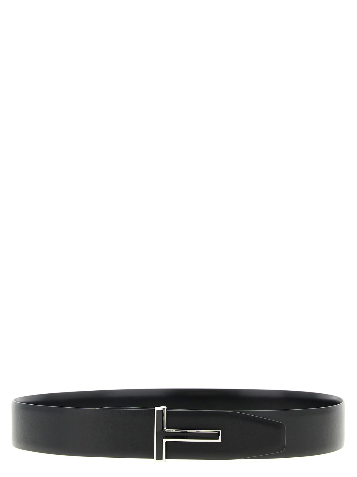 Tom Ford Black Calfskin Regular Men's Belt