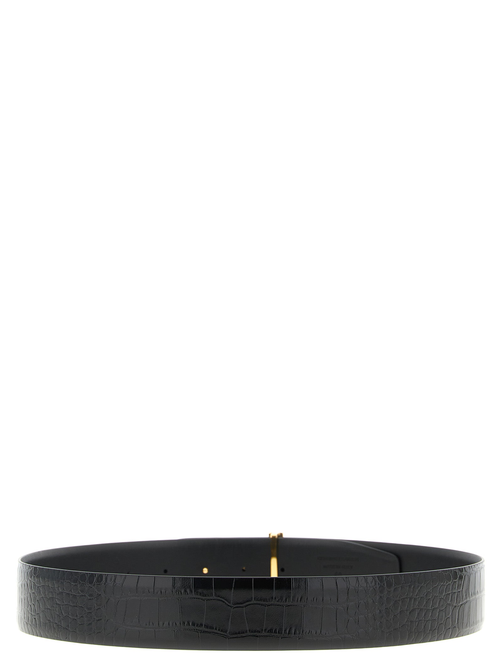 Tom Ford Black Calfskin Regular Men's Belt