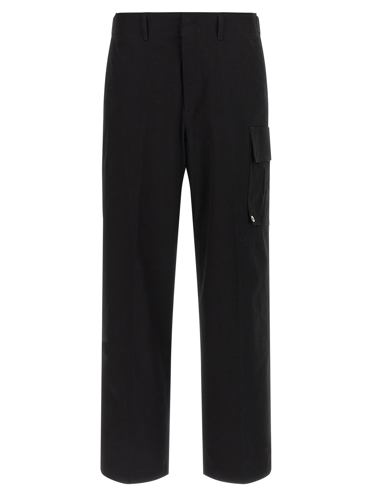Fendi Black Cotton Cargo Men's Pants