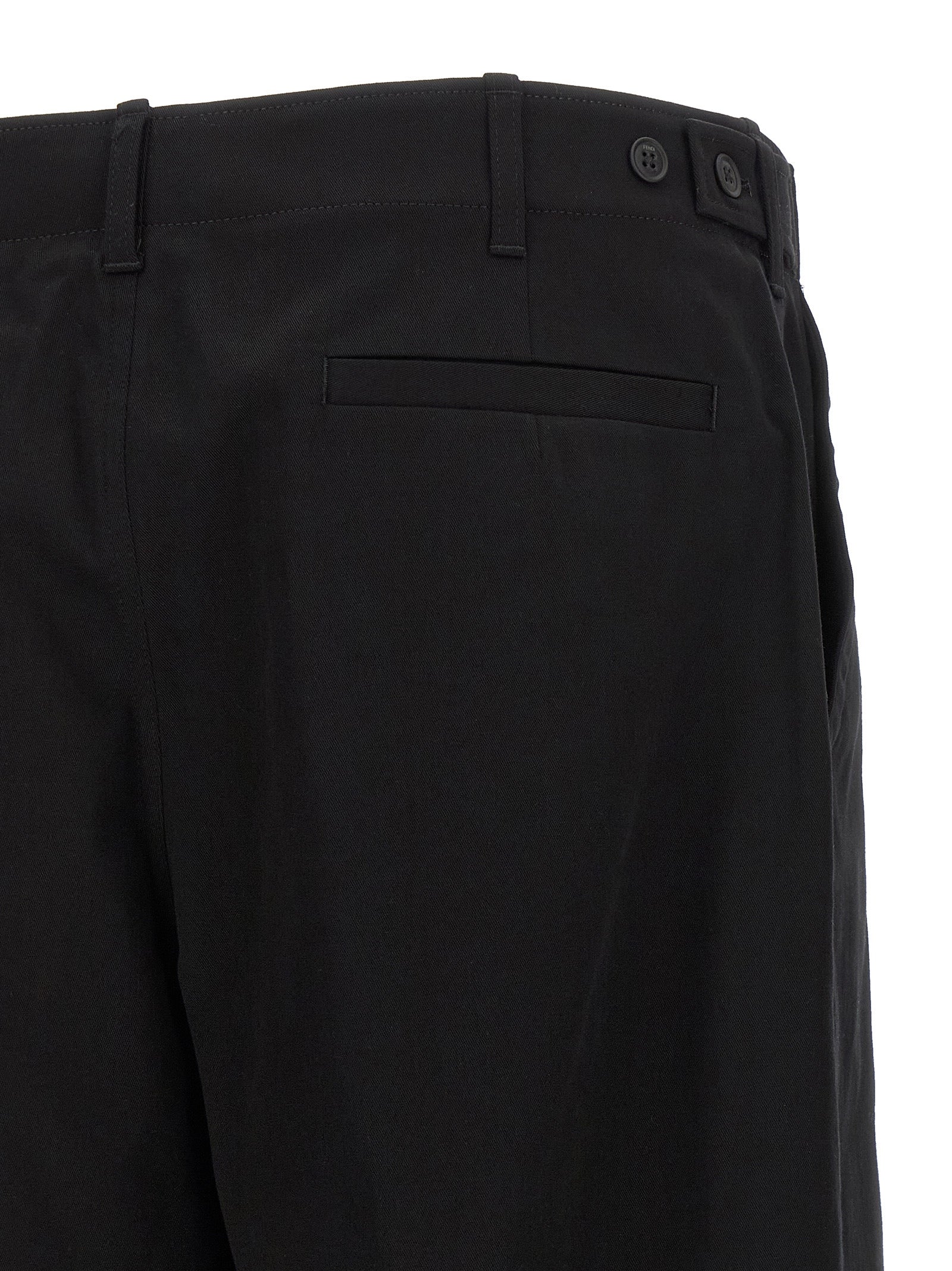Fendi Black Cotton Cargo Men's Pants