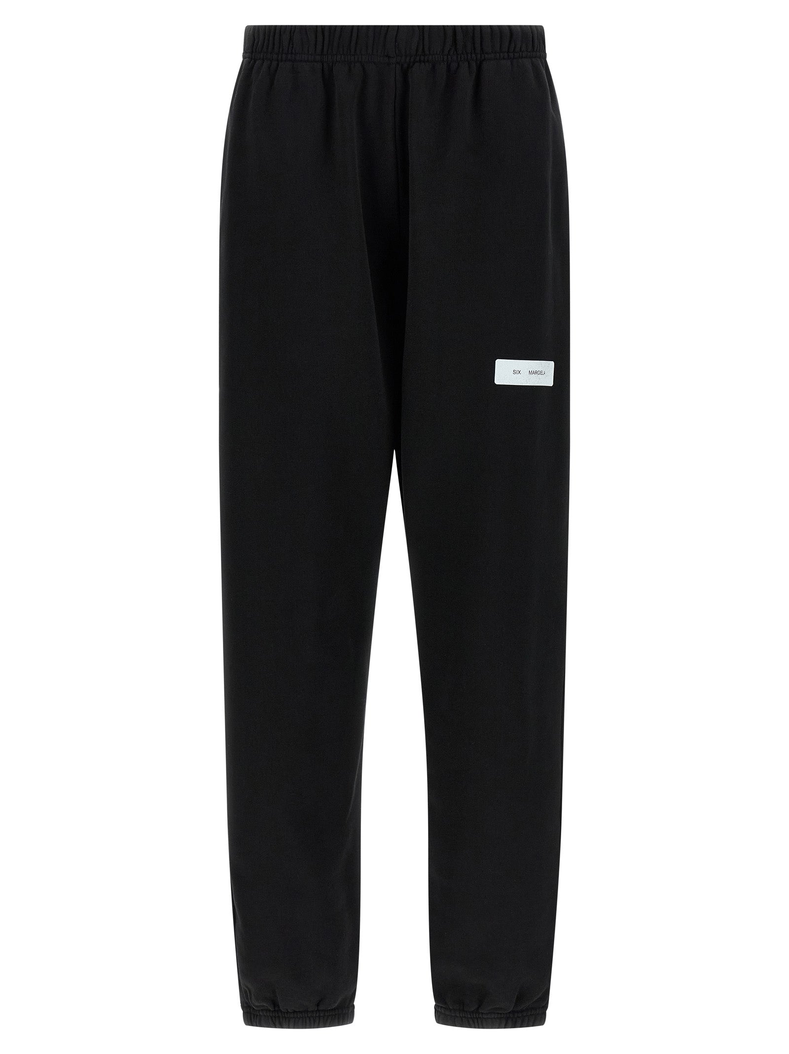 MM6 Maison Margiela Black Cotton Joggers (Workout Women's Pants)