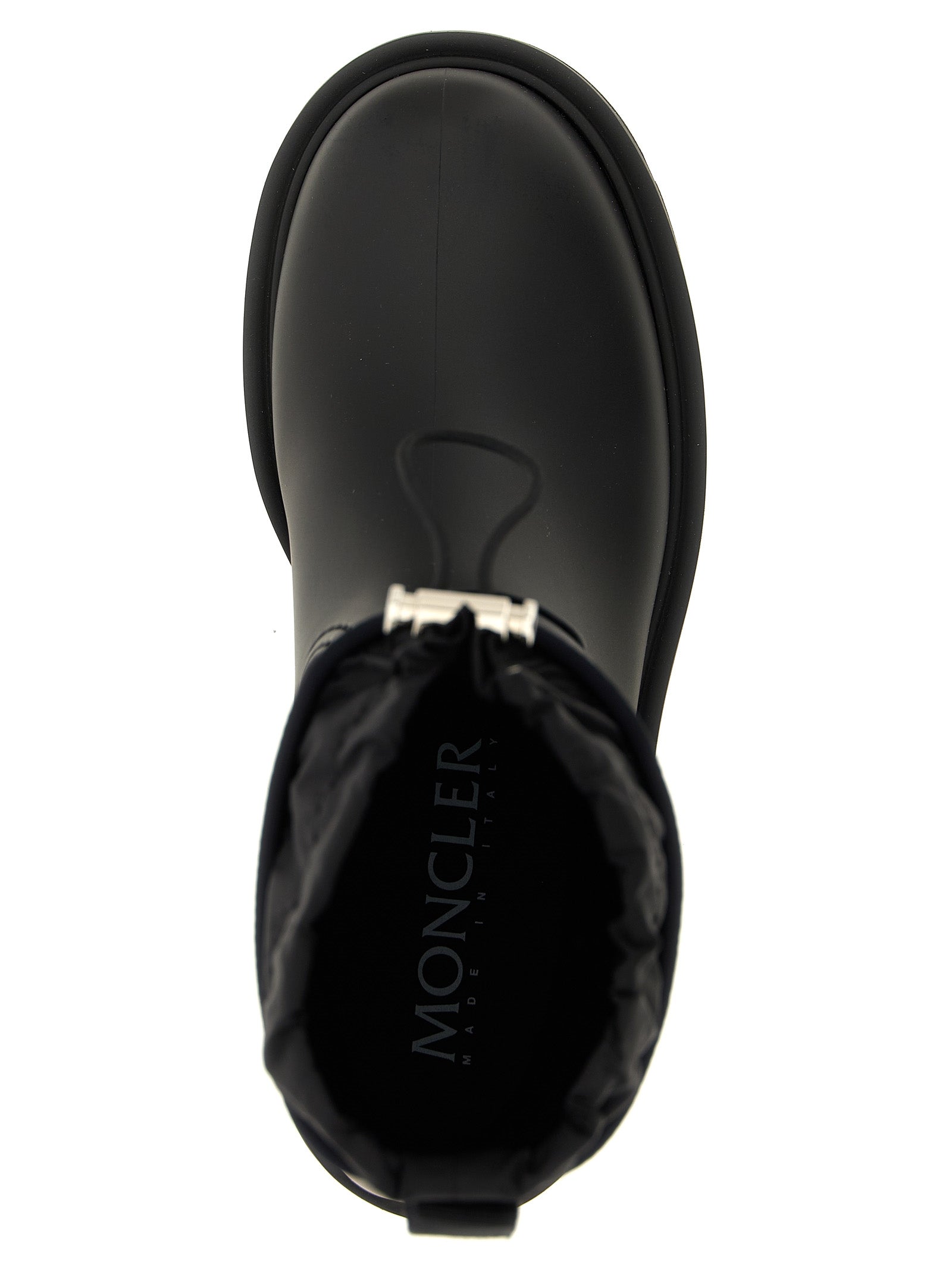 Moncler Black Pvc Ankle Women's Boots