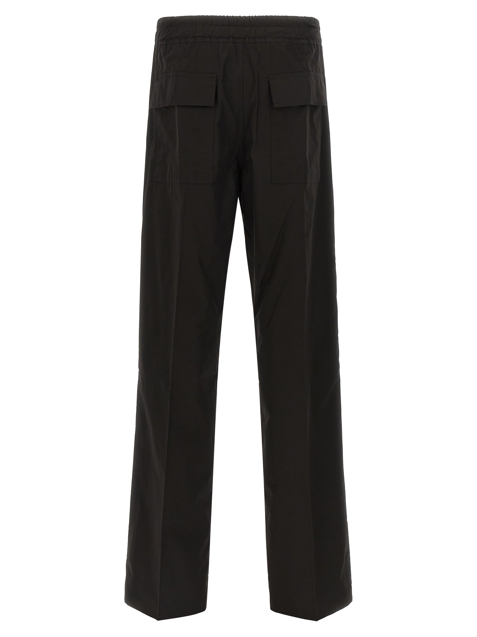 Rick Owens Black Cotton Casual Men's Pants