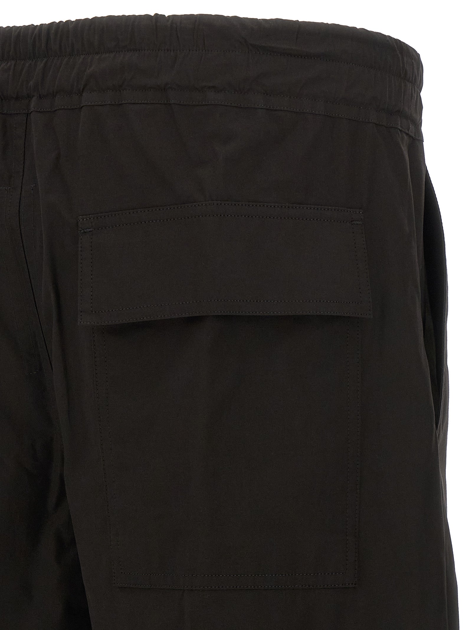 Rick Owens Black Cotton Casual Men's Pants