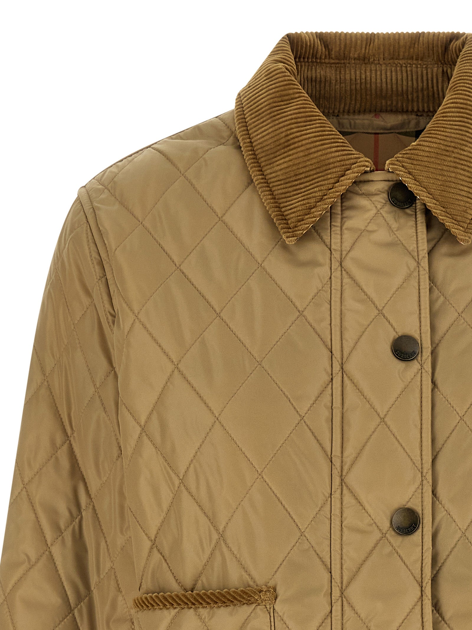 Burberry Beige Polyamide Women's Jacket