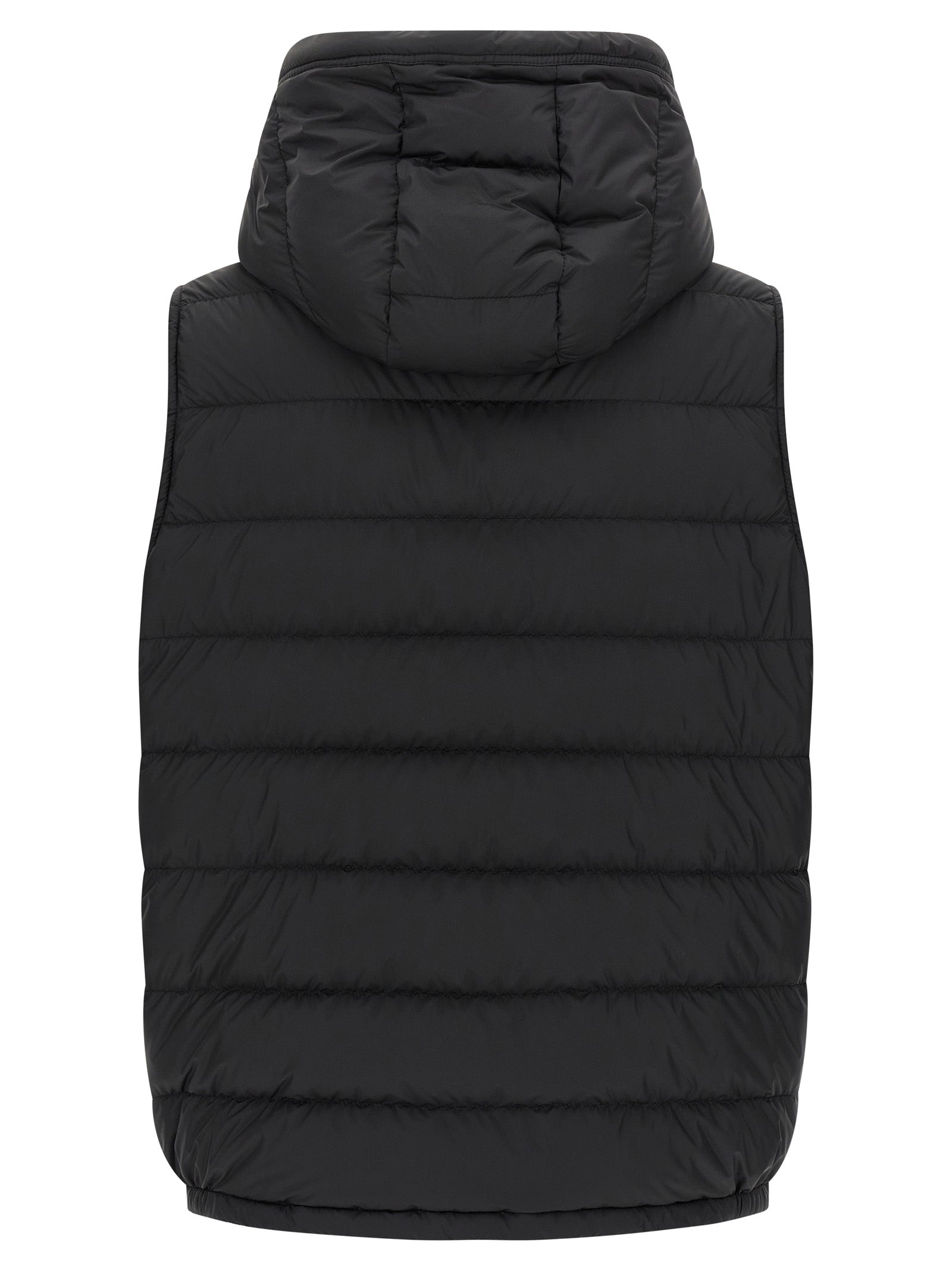 Moncler Black Polyester Sleeveless Men's Jacket