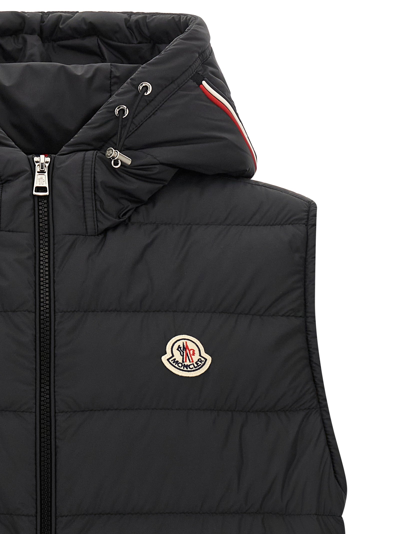 Moncler Black Polyester Sleeveless Men's Jacket