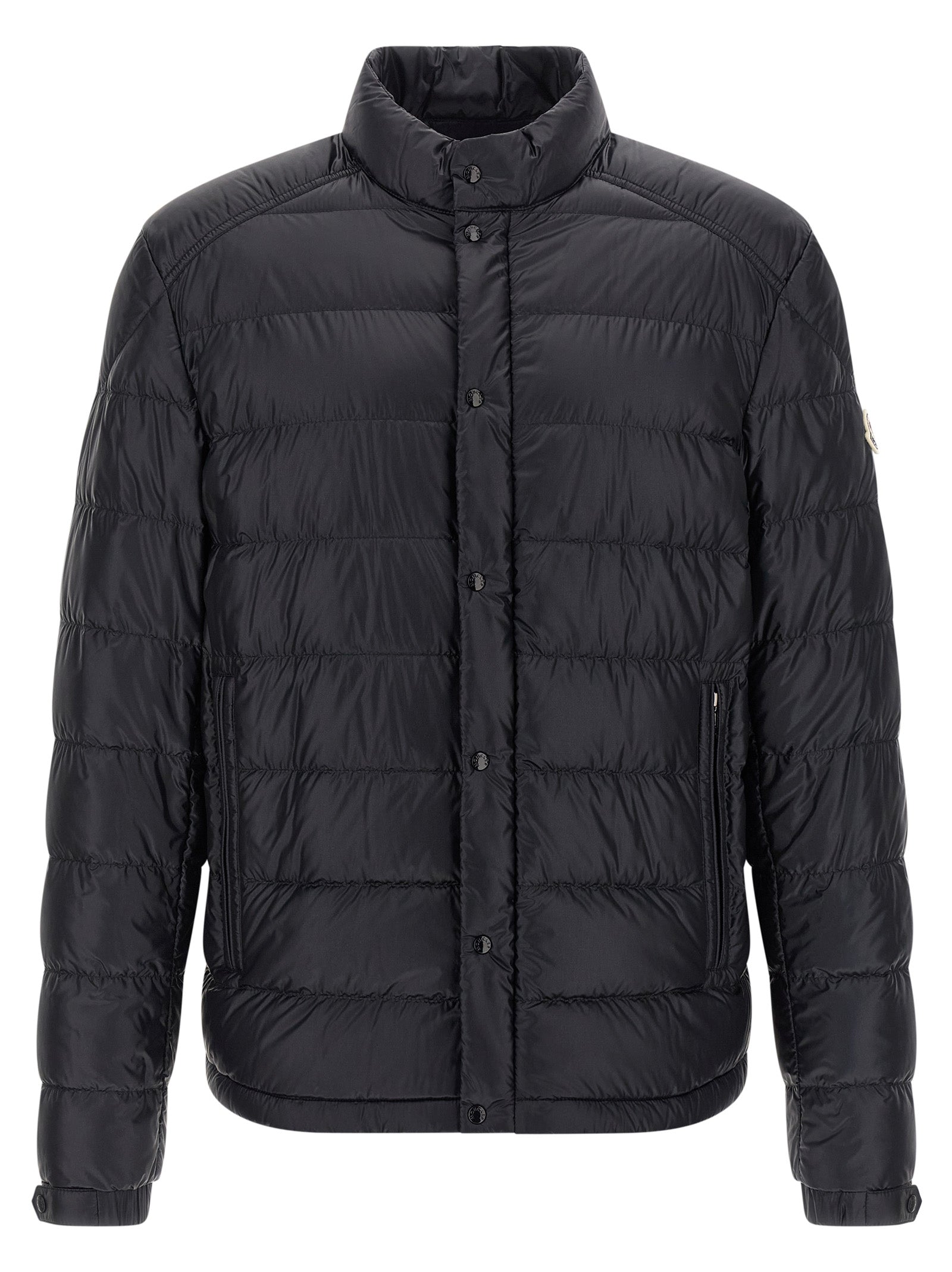 Moncler Blue Polyamide Full-Length Men's Jacket