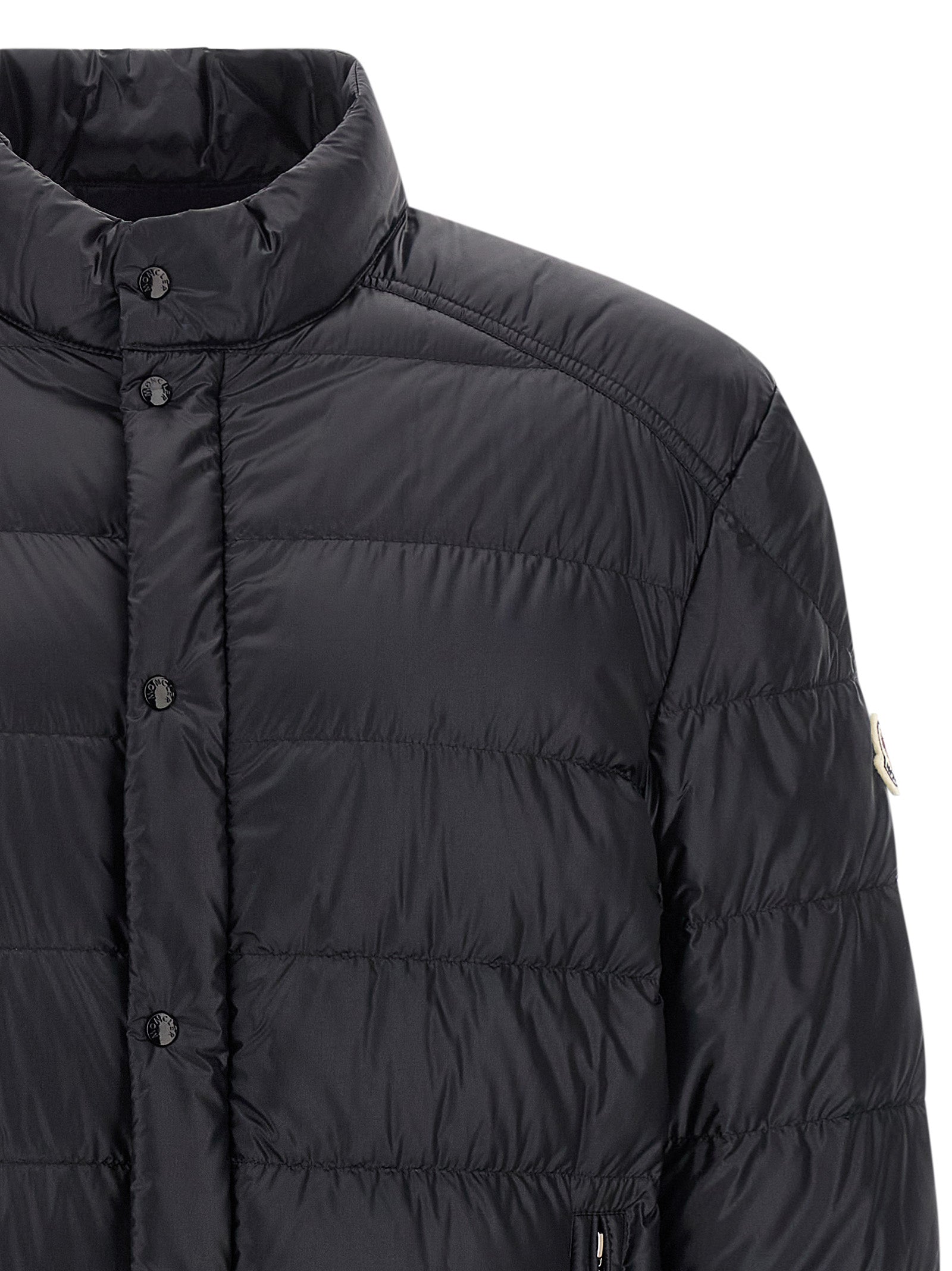Moncler Blue Polyamide Full-Length Men's Jacket
