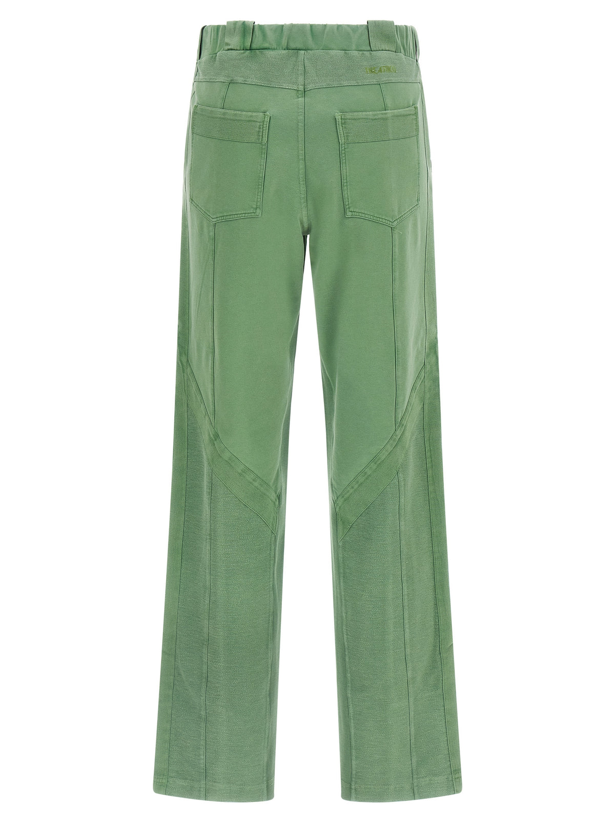 The Attico Bicolor Cotton Casual Women's Pants