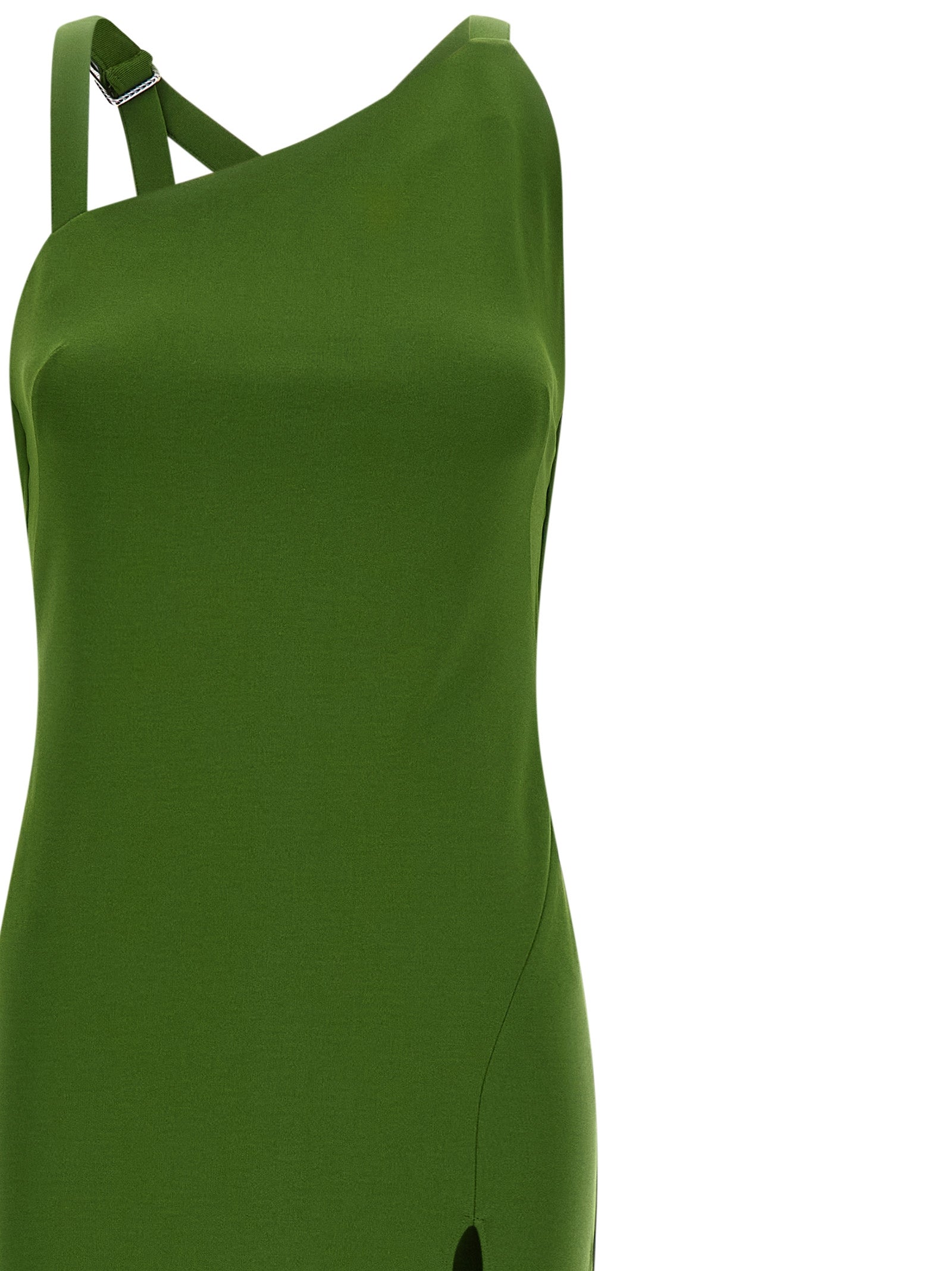 The Attico Bicolor Viscose Long Women's Dress