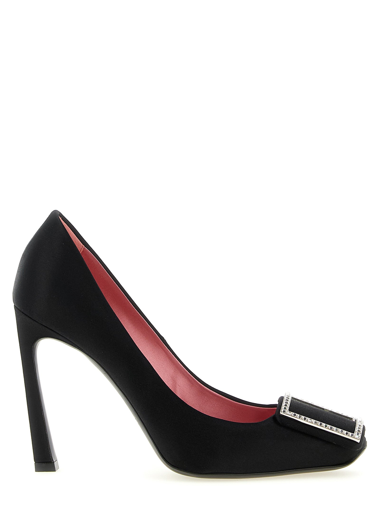 Roger Vivier Black Viscose High Heel Women's Pumps