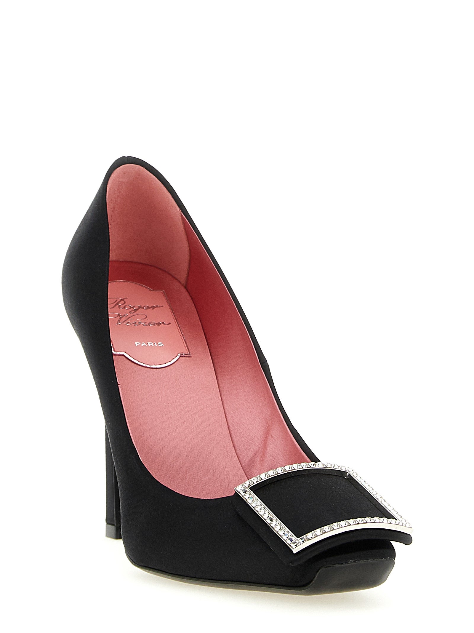 Roger Vivier Black Viscose High Heel Women's Pumps