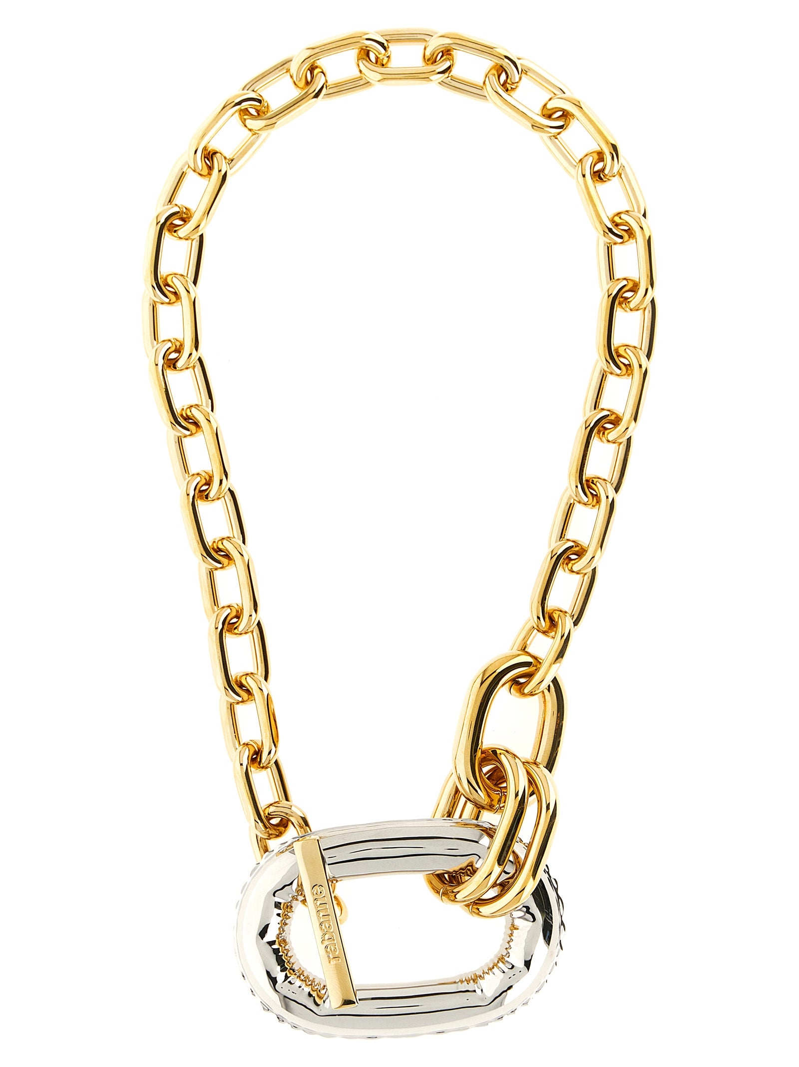 Paco Rabanne Multicolor Brass Women's Necklace