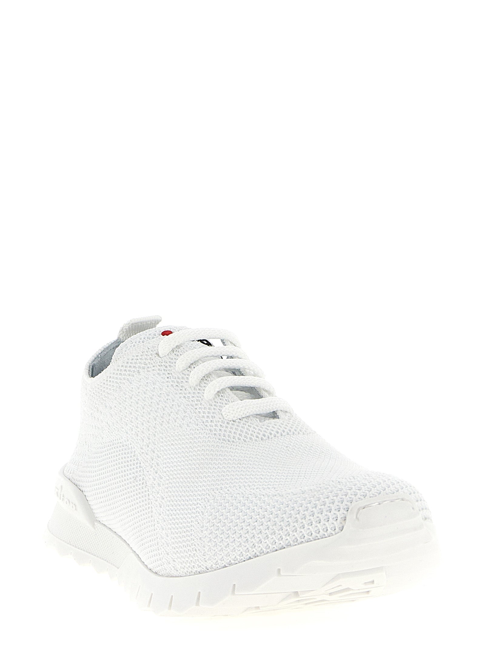 Kiton White Cotton Athletic Men's Sneakers