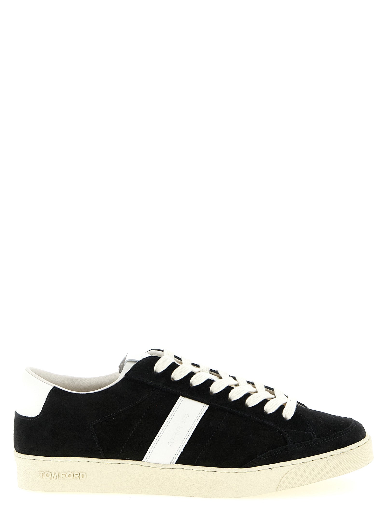 Tom Ford Bicolor Leather Low Top Men's Sneakers
