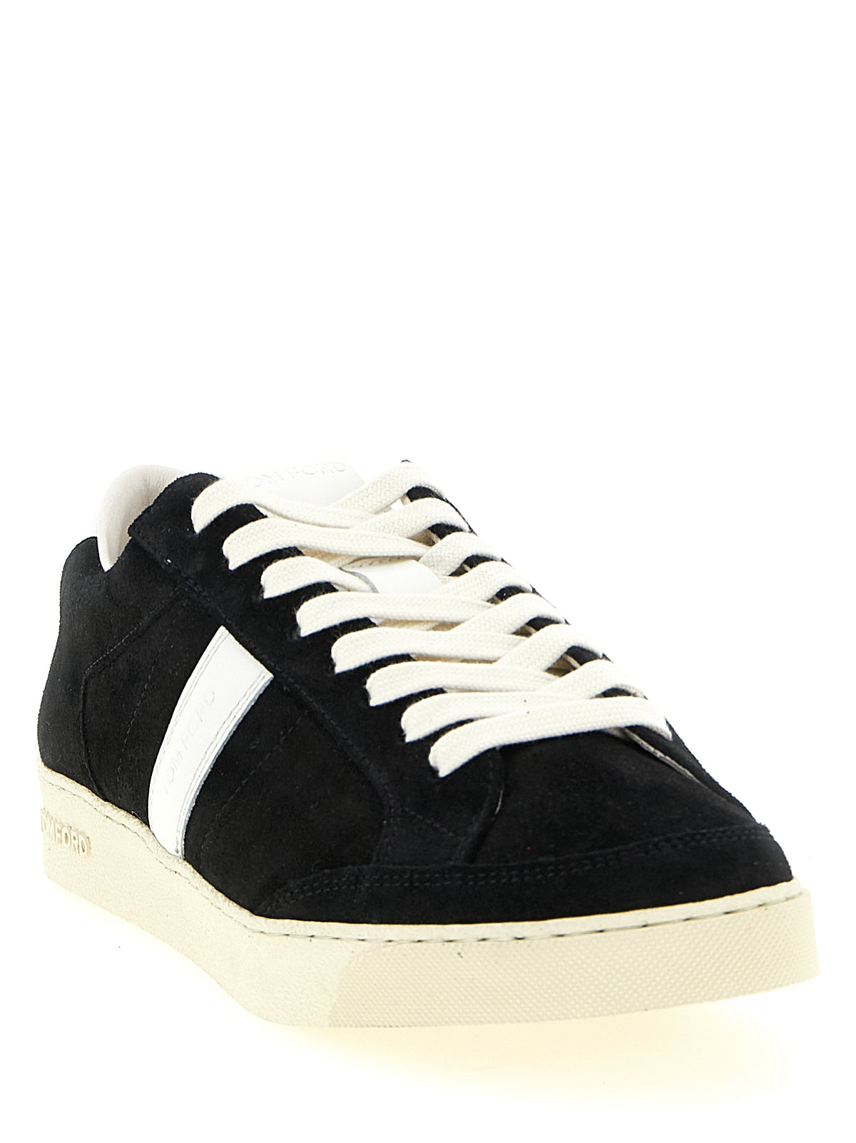 Tom Ford Bicolor Leather Low Top Men's Sneakers