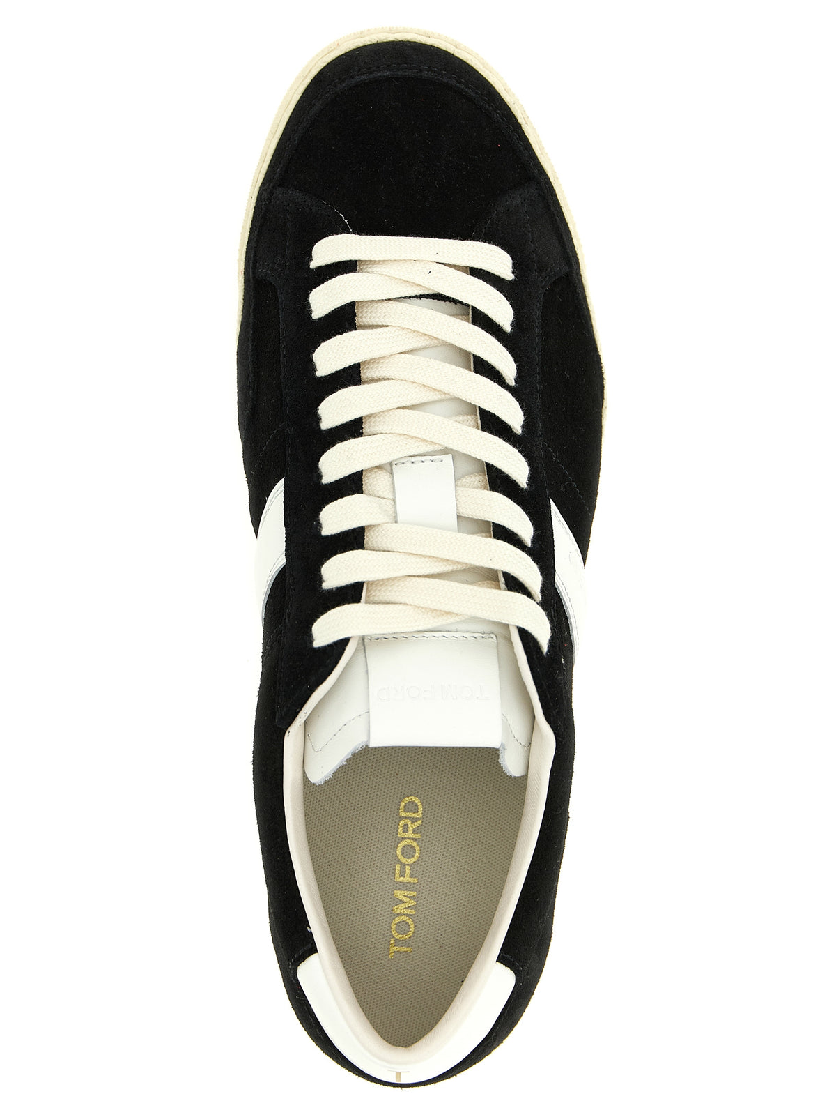 Tom Ford Bicolor Leather Low Top Men's Sneakers