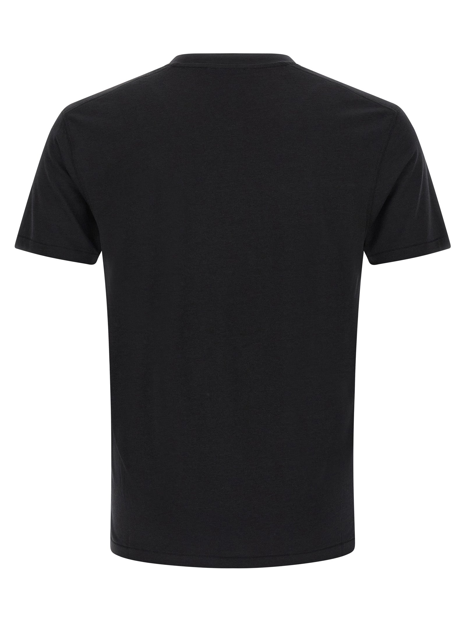 Tom Ford Black Lyocell Men's T-Shirt