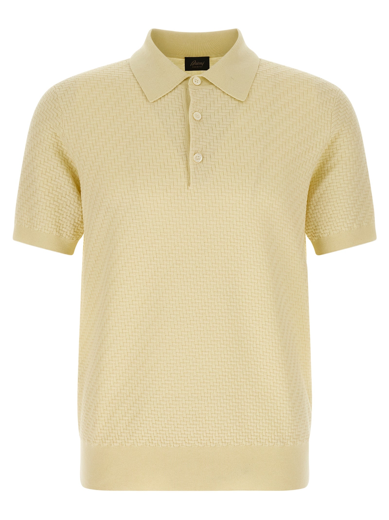 Brioni Bicolor Cotton Polo Men's Shirt