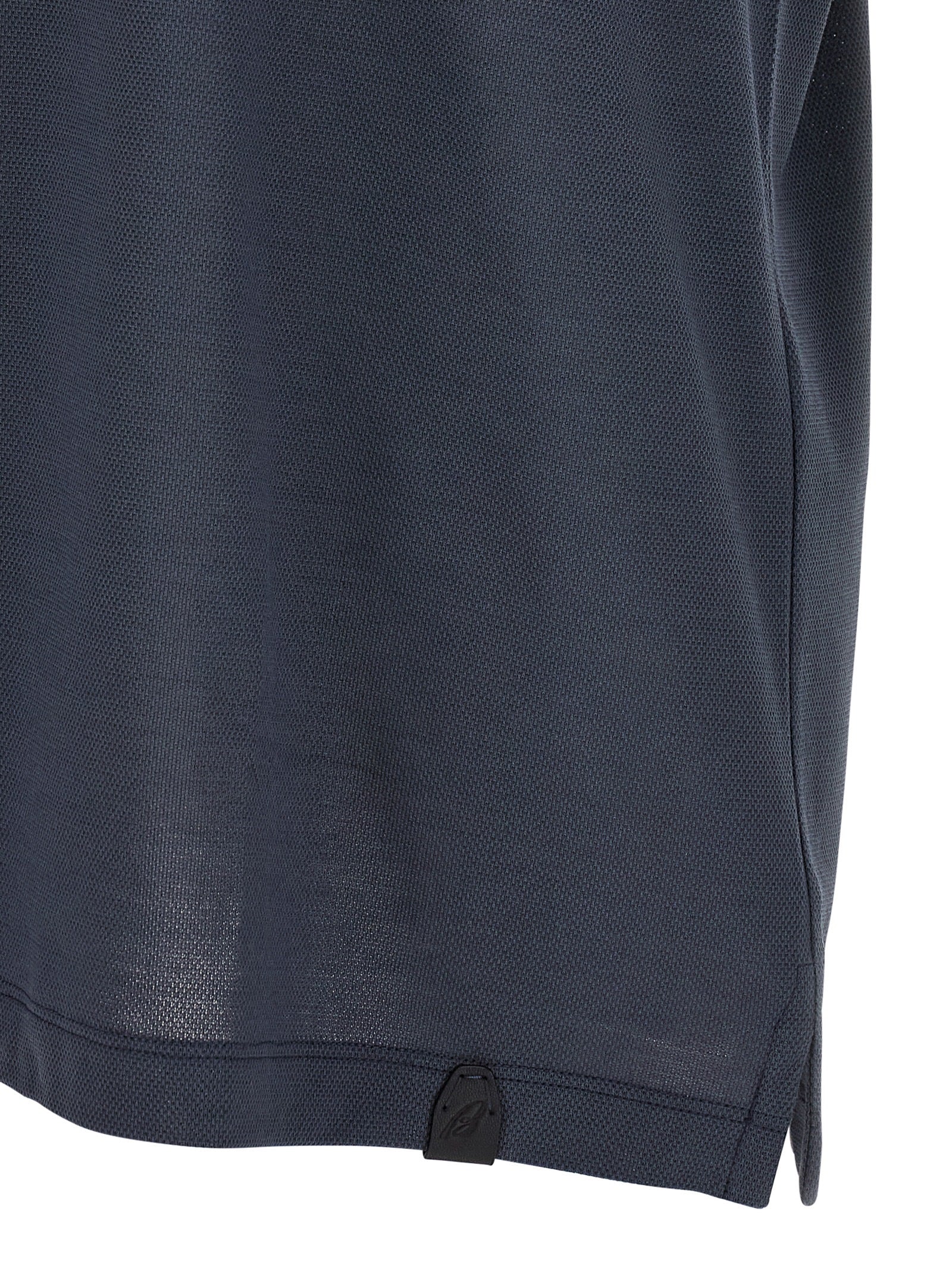 Brioni Blue Cotton Polo Men's Shirt