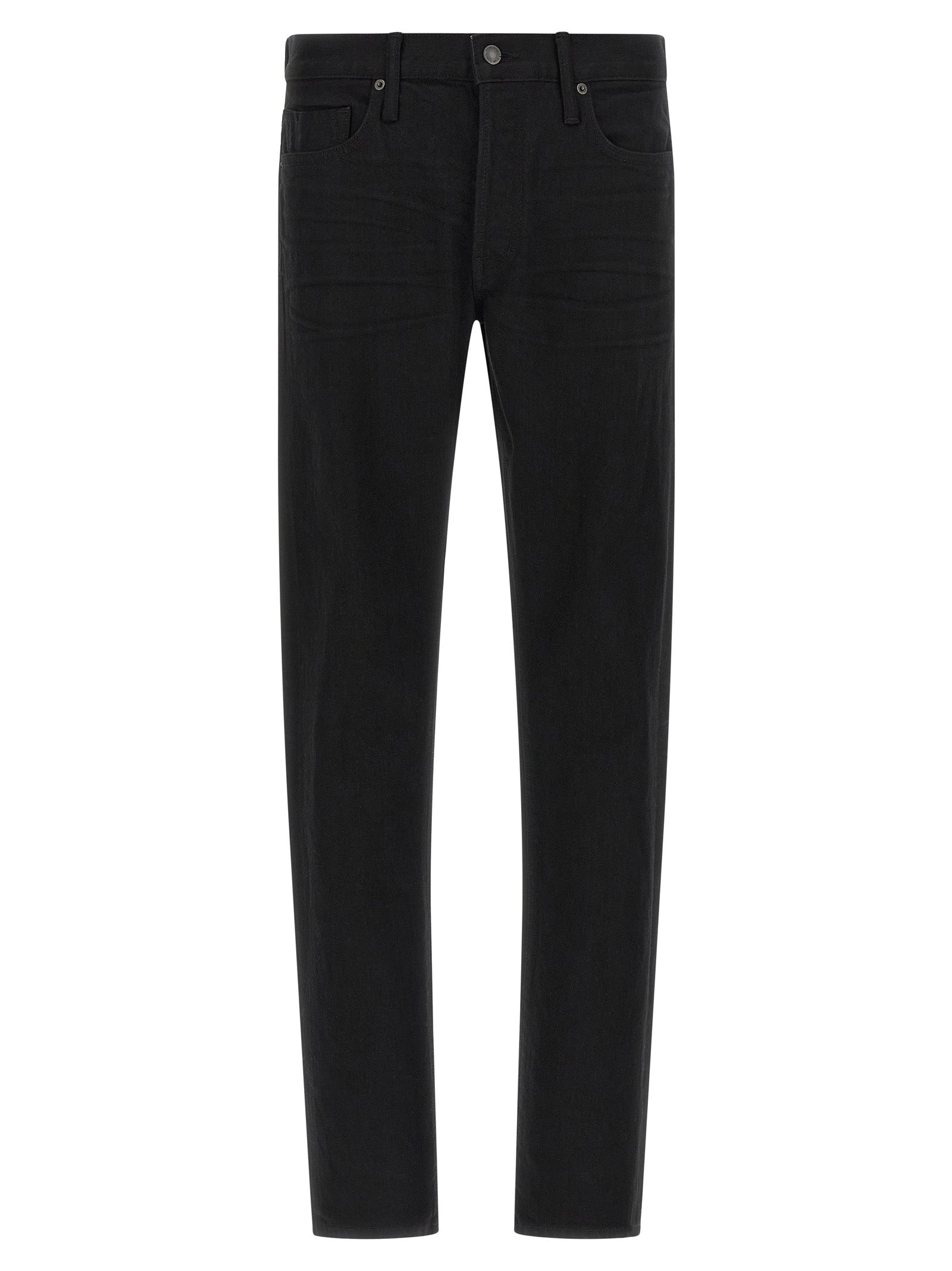 Tom Ford Black Cotton Straight-Leg Men's Jeans
