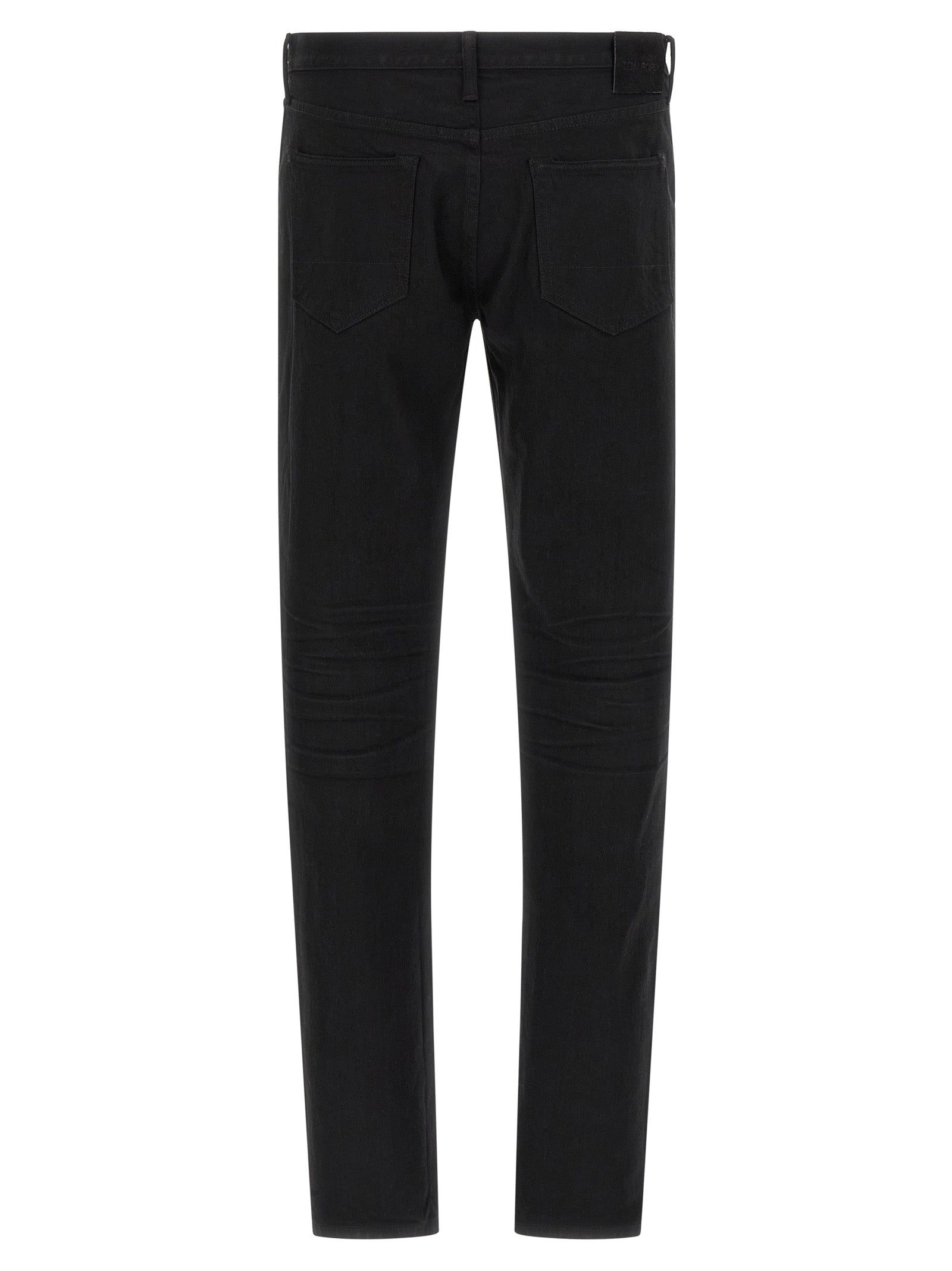 Tom Ford Black Cotton Straight-Leg Men's Jeans