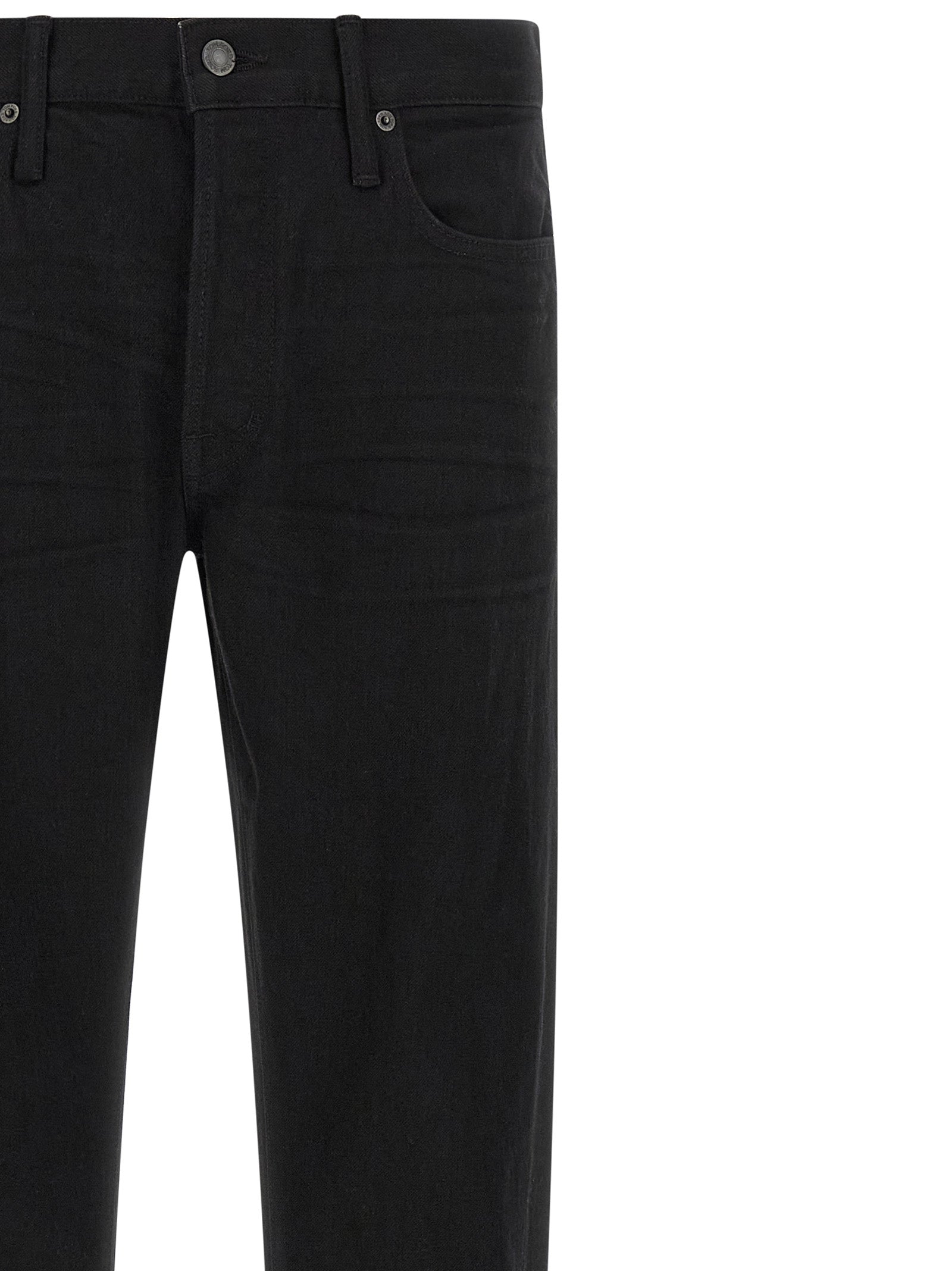 Tom Ford Black Cotton Straight-Leg Men's Jeans