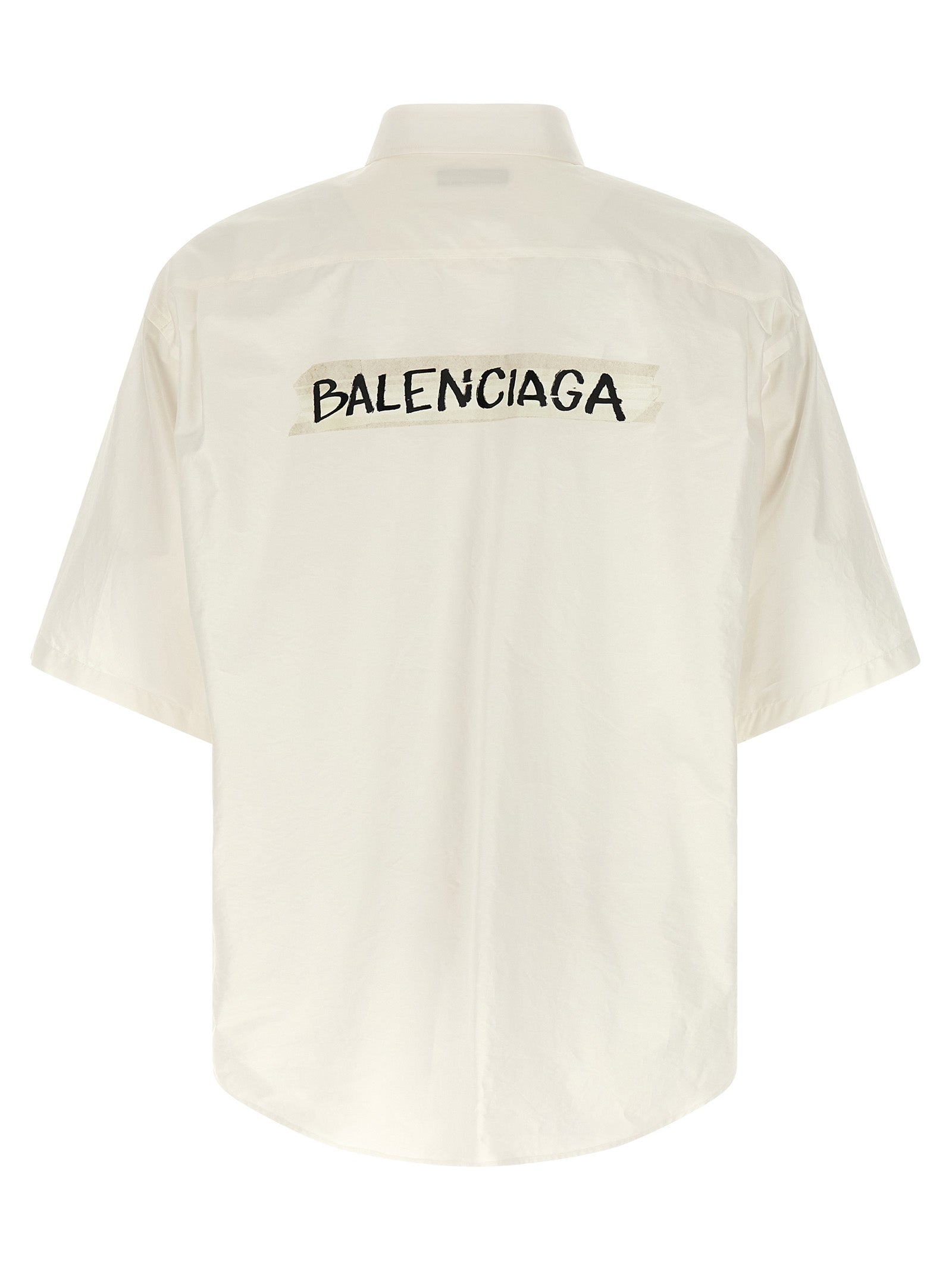 Balenciaga White Cotton Men's Blouse