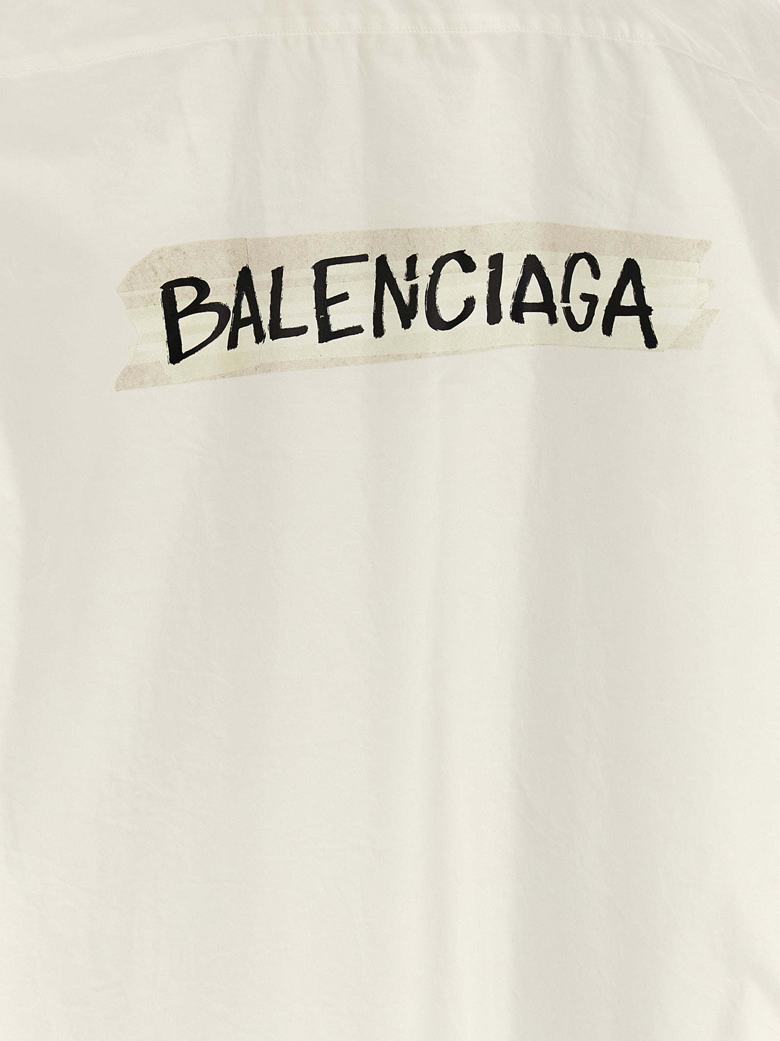 Balenciaga White Cotton Men's Blouse