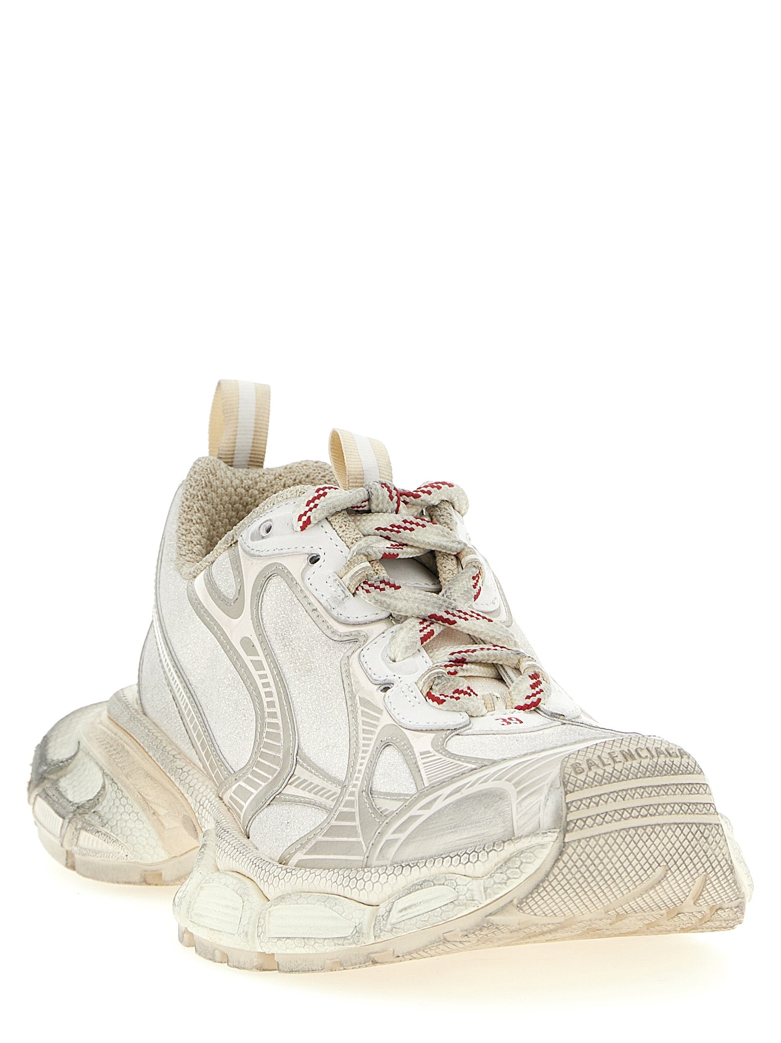 Balenciaga Silver Polyethylene Athletic Women's Sneakers