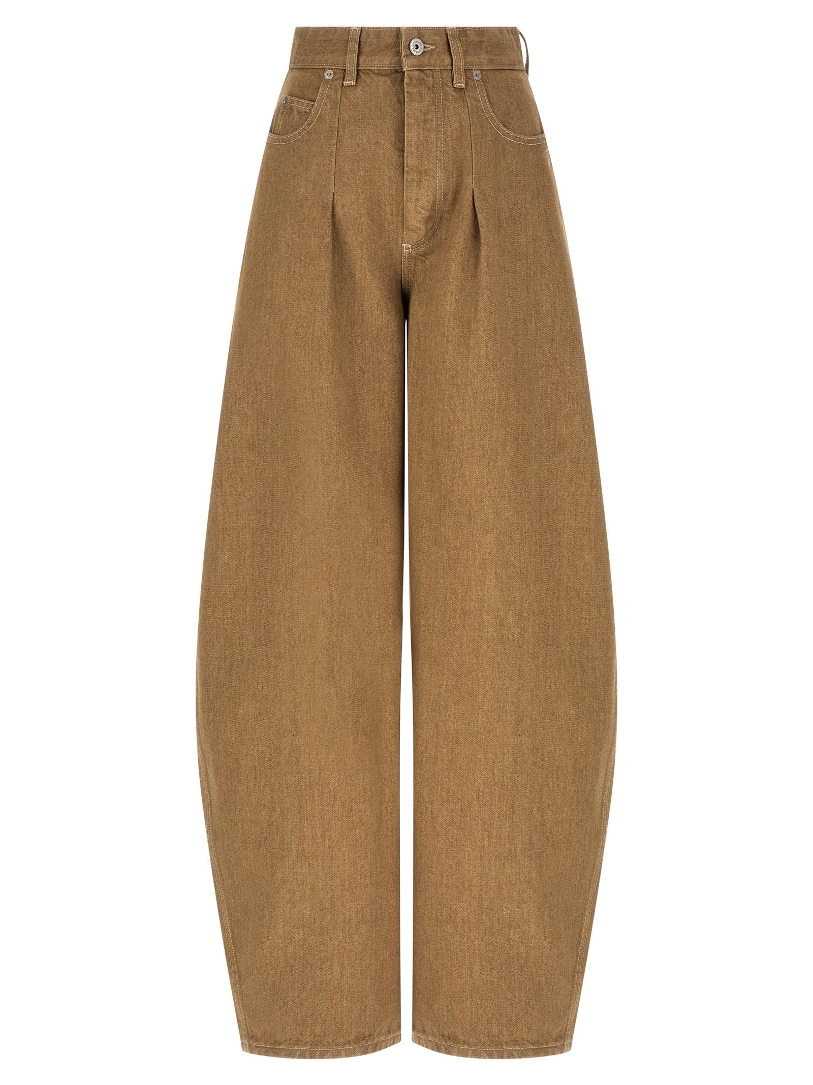Jacquemus Beige Cotton Jeans Women's Denim