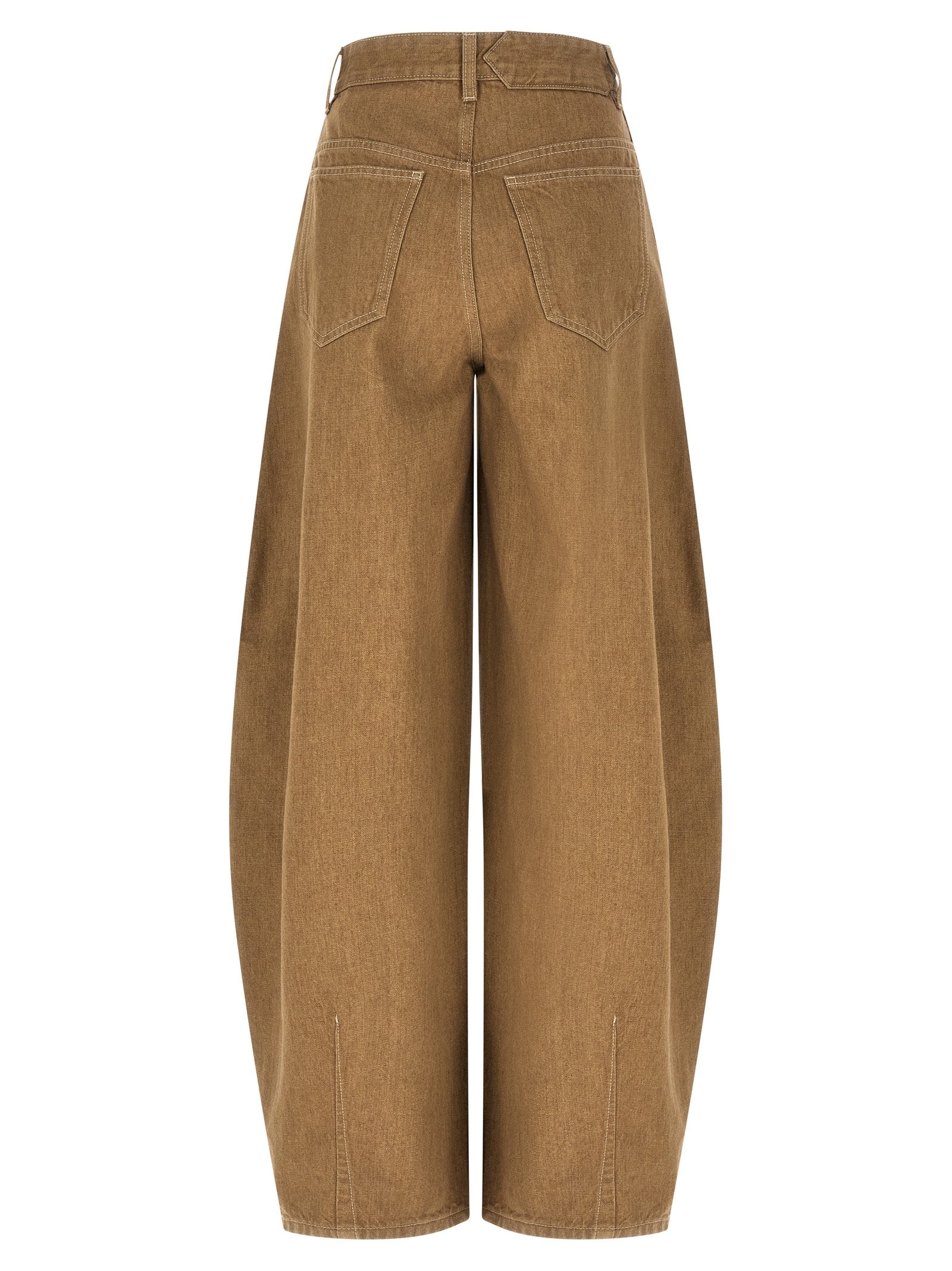 Jacquemus Beige Cotton Jeans Women's Denim