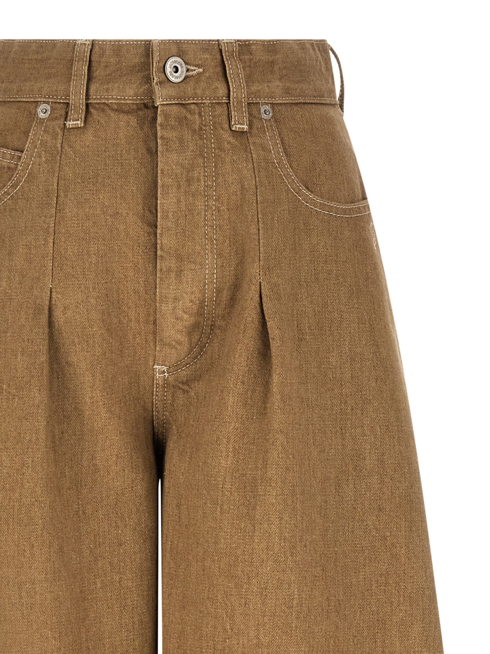 Jacquemus Beige Cotton Jeans Women's Denim