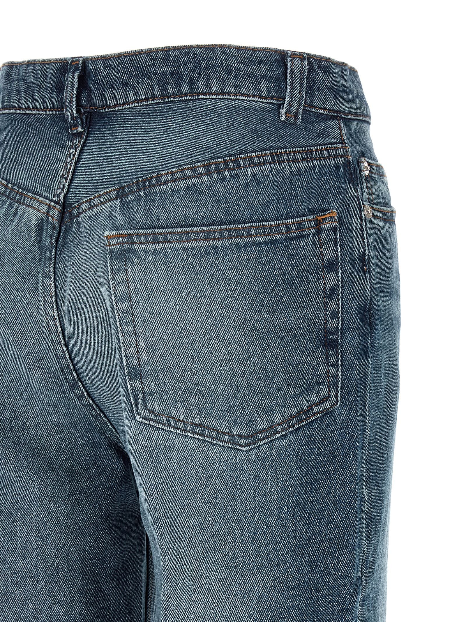 A.P.C. Blue Cotton Flared Women's Jeans