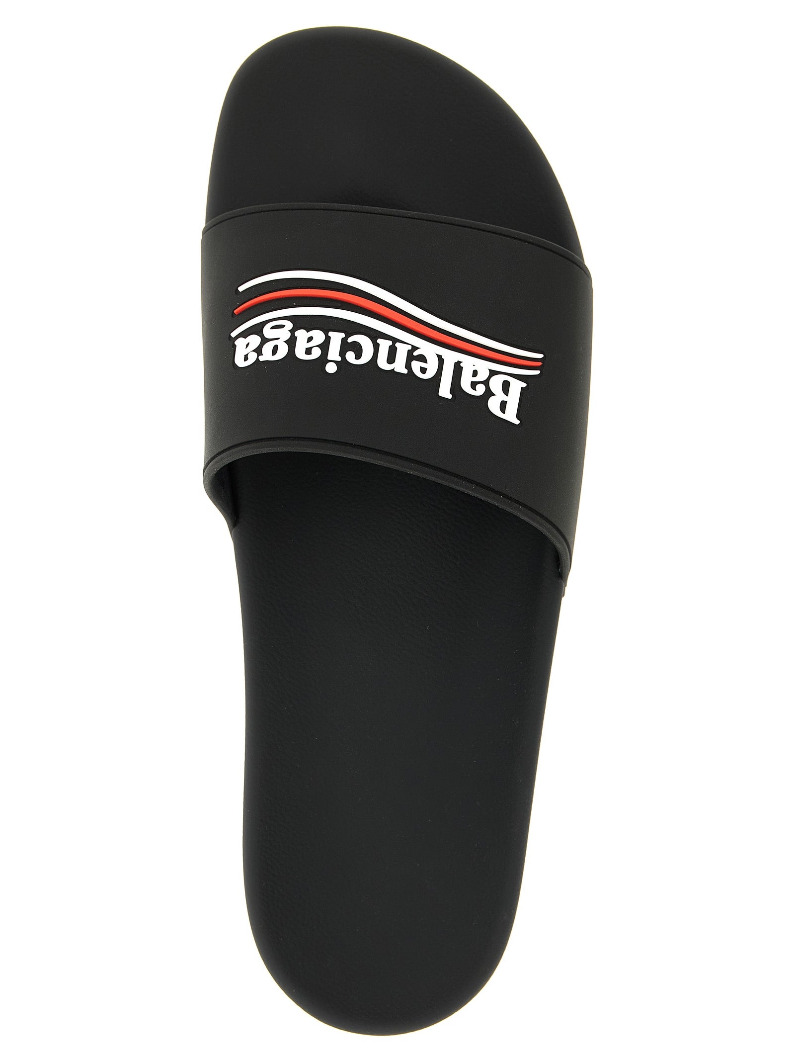 Balenciaga Black Plastic Men's Slides