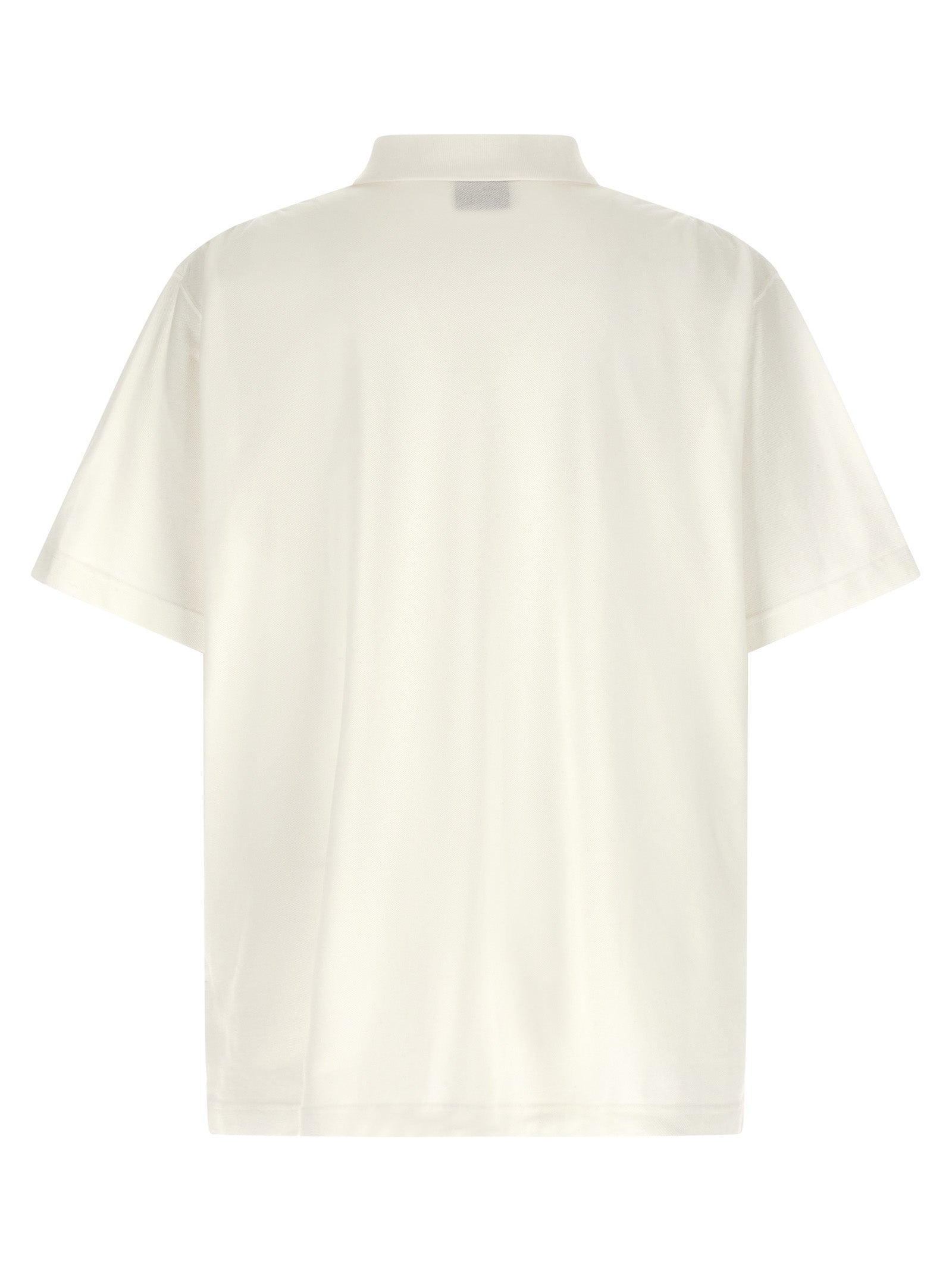 Balenciaga White Cotton Polo Men's Shirt