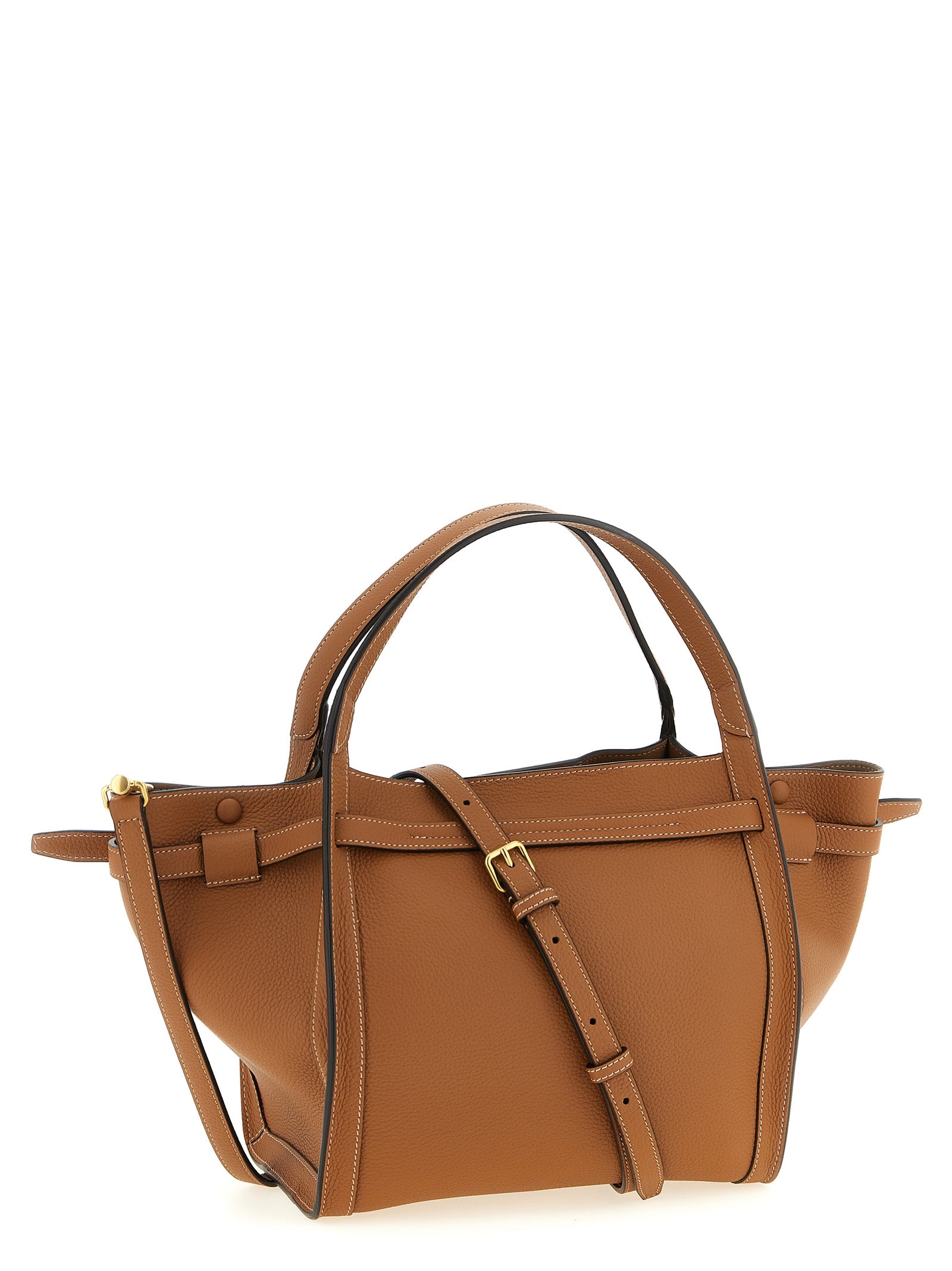 Tod's Brown Calfskin Tote Women's Bag