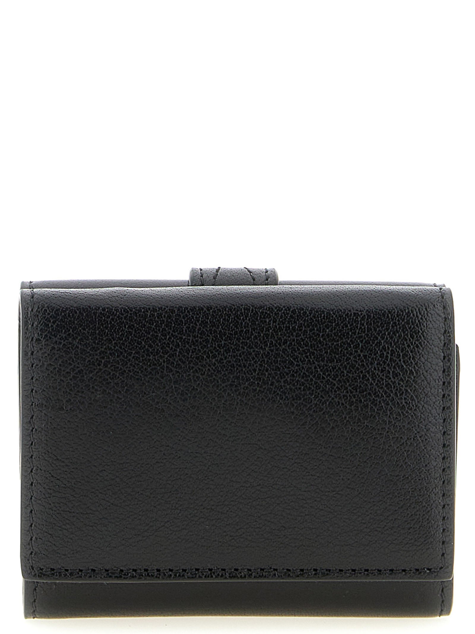 Chloé Black Buffalo Leather Women's Cardholder