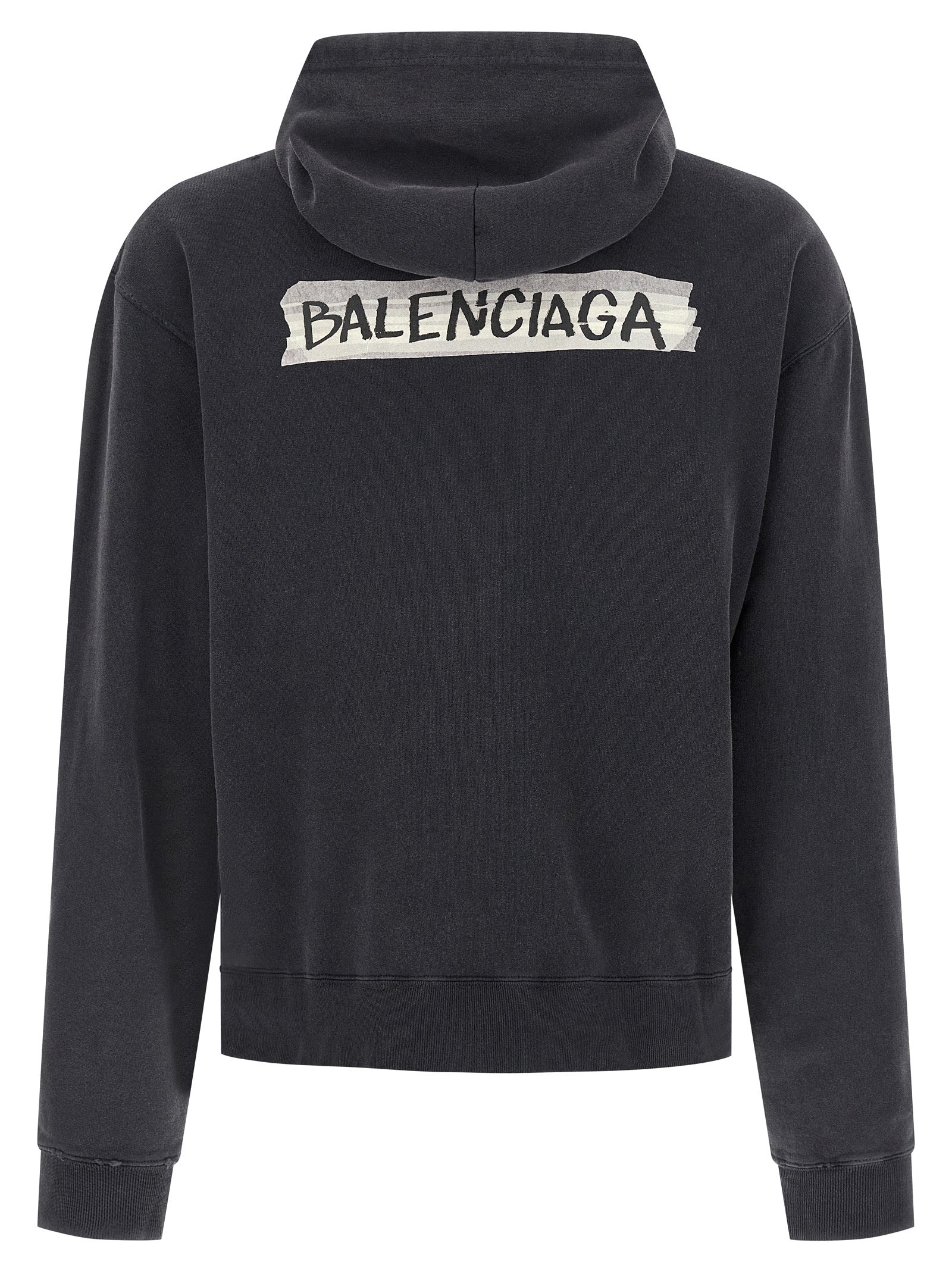 Balenciaga Black Cotton Men's Sweatshirt